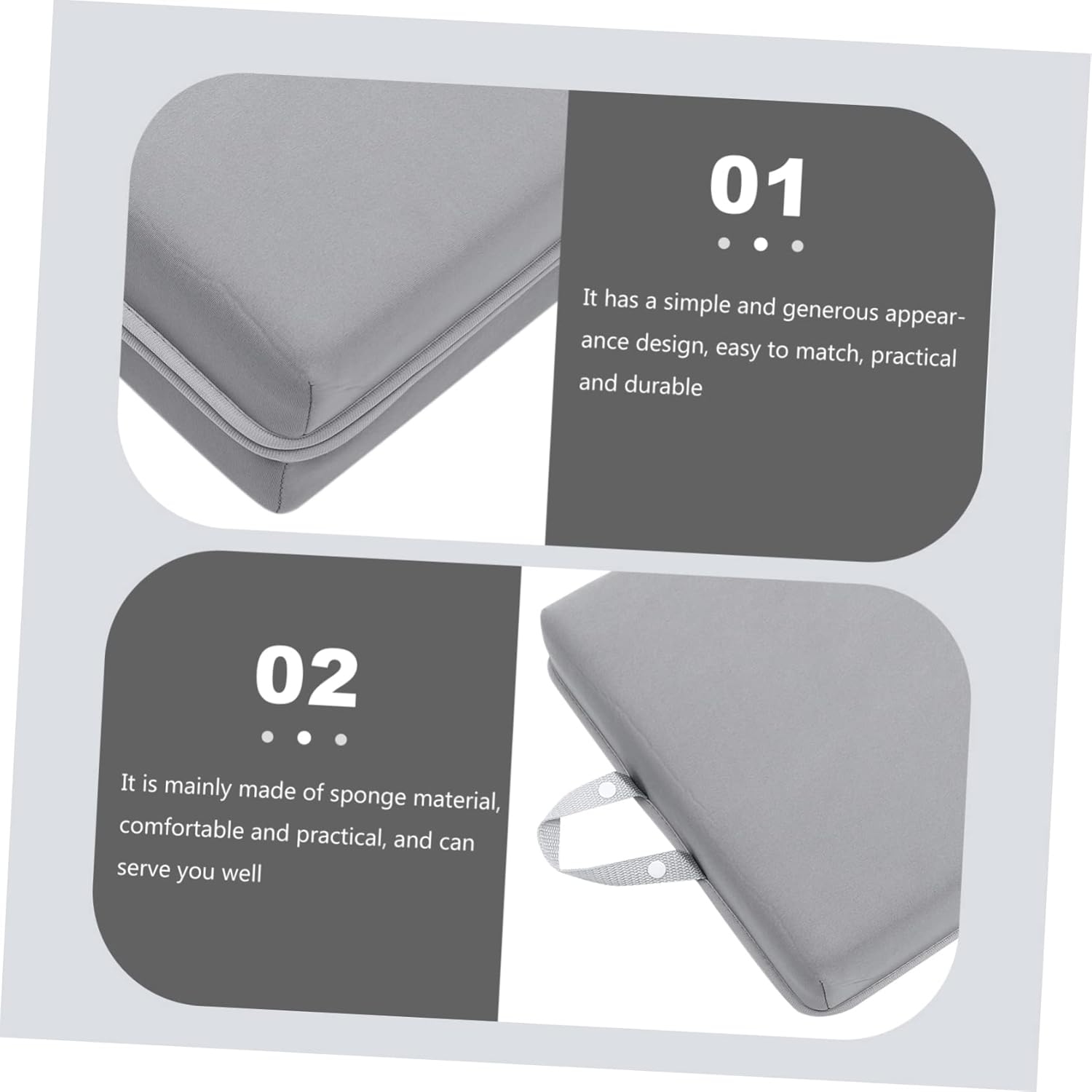 Multi-Functional Garden Kneeling Pad Waterproof Sponge Cushion for Bathroom and Housework Comfortable Knee Mat for Gardening and Indoor Use