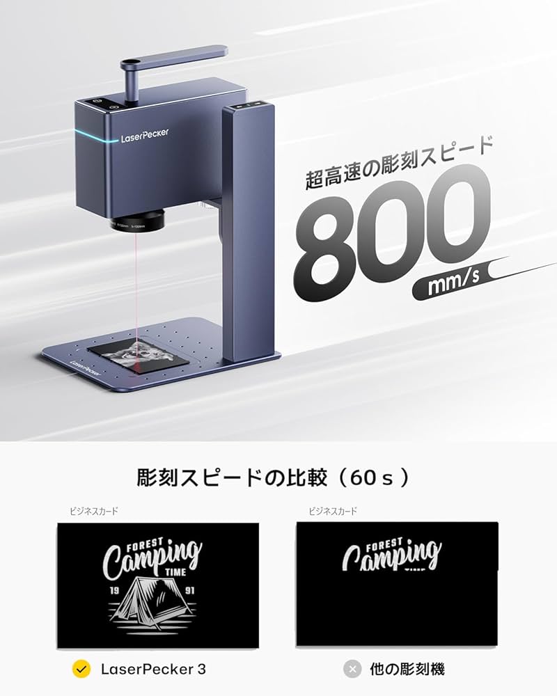 laserpecker レーザー彫刻機 ほぼ未使用 Amazon | LaserPeckerレーザー彫刻機 1600mW 小型レーザー刻印機 刻印