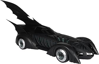 McFarlane Toys - Vehículo DC Multiverse Batmobile (Batman Forever) con etiqueta de oro que brilla en la oscuridad