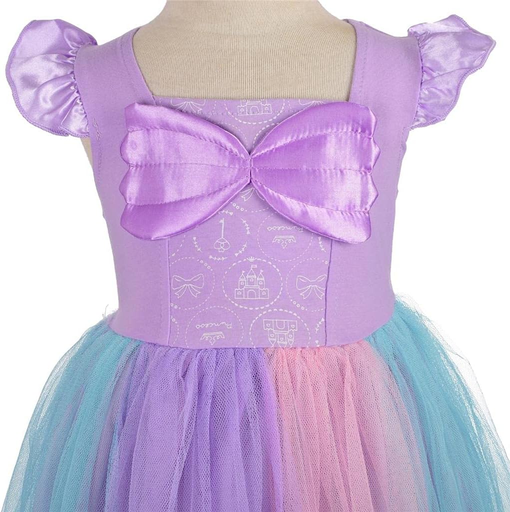 Dressy Daisy Princess Dress Up Clothes Halloween Fancy Party Tulle Skirt Summer Outfit for Baby & Toddler Girls