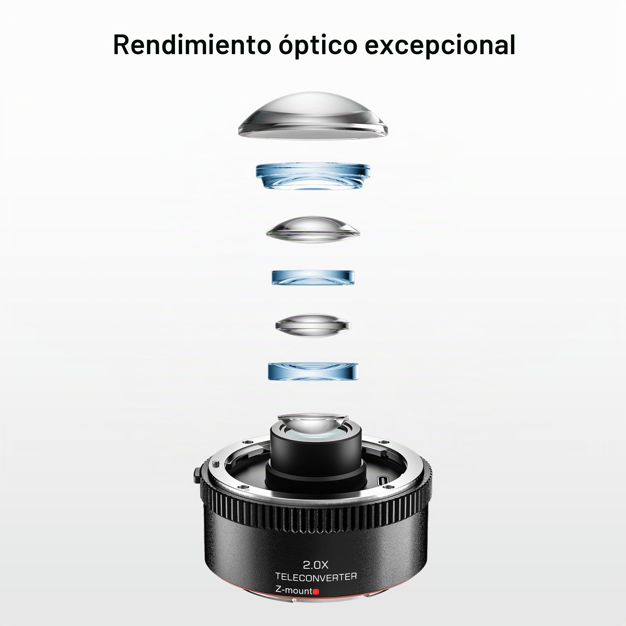 VILTROX Teleconvertidor TC-2.0X para aumento de 2.0X, convertidor extensor de teleconvertidor de enfoque automático compatible con Nikon Z-Mount NIKKOR Z 70-200mm f/2.8VR S, 400mm f/4.5 VR S, 100