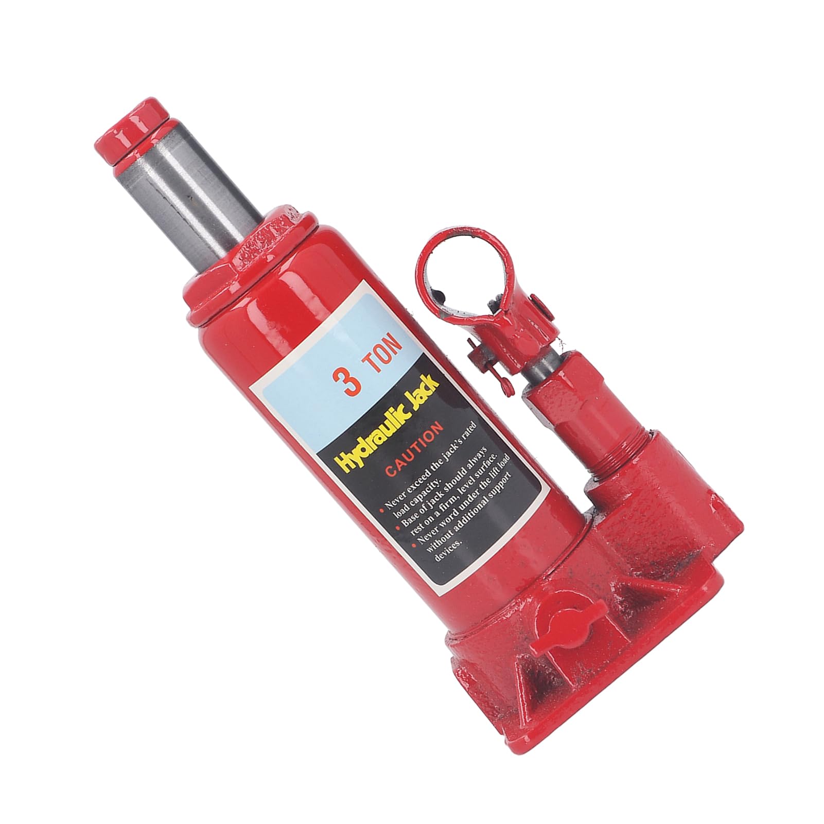 Jiawu 3-tonowy Podnośnik Hydrauliczny, Spawany Pionowy Podnośnik do Butelek do Samochodów Ciężarowych z Uchwytem Pompy, Hydrauliczny Butelek o Dużej Wytrzymałości Użytku Mieszkalnego i Komercyjnego