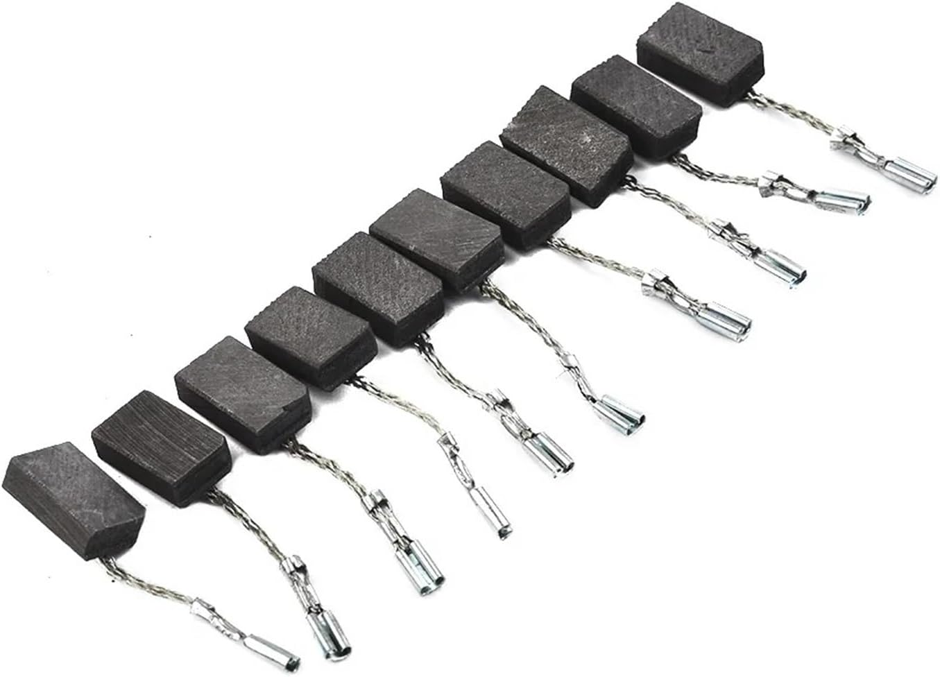 10pcs Carbon Brushes For Angle Grinder WQ 1400/WQ 1000/WQ 5 * 10 * 16mm Electric Drill Carbon Fiber Carbon Brushes Power Tool