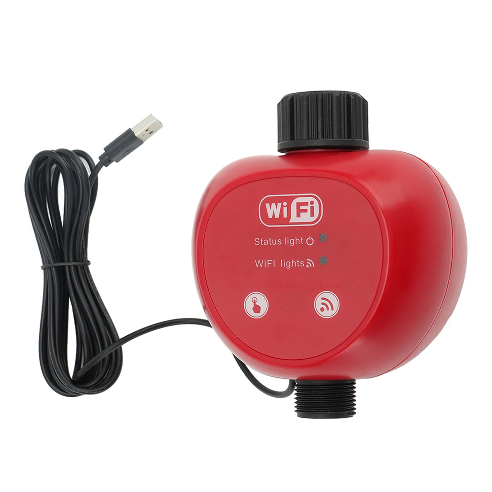 Omabeta G3/4-Innengewinde, Intelligentes Automatisches WiFi-Bewässerungsgerät für Zimmerpflanzen, Wassersparendes, Selbstbewässerndes Bewässerungssystem für den Hausgarten, ABS- und Edelstahlmaterial