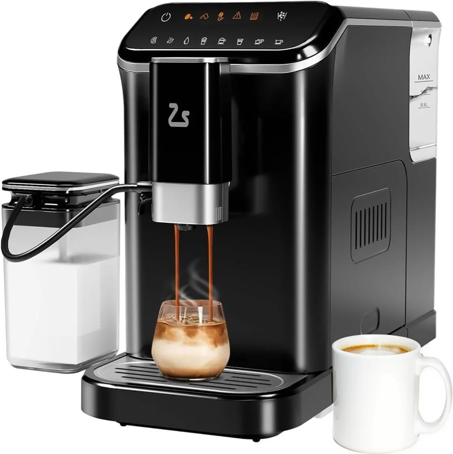 EcoSummer Fully Automatic Espresso Machine With Grinder