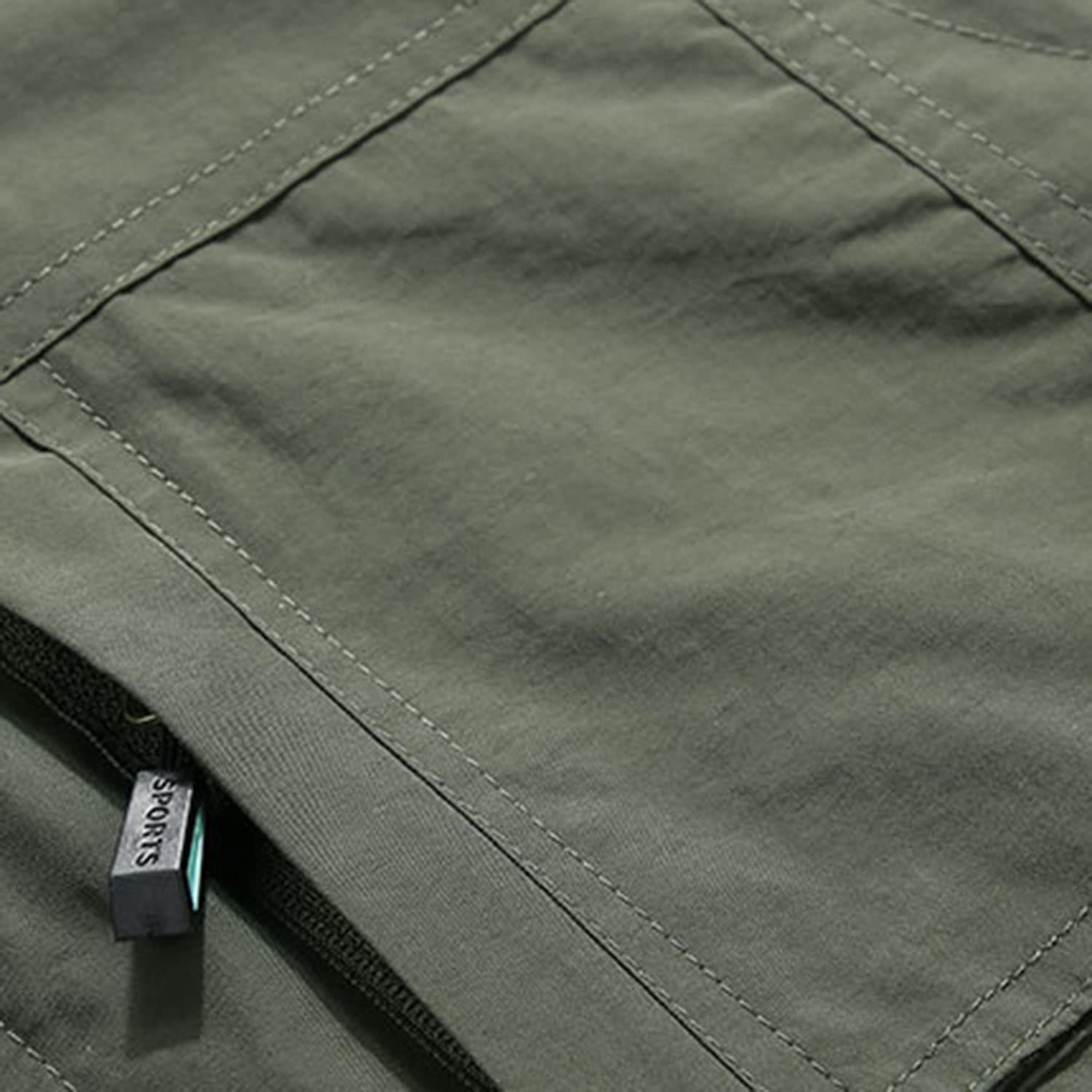 Chaleco para Hombre Chaleco Multibolsillos Exteriores Chaqueta Casual Sin Mangas Chaleco De Secado Rápido Transpirable para La Pesca La Fotografía Y El Senderismo