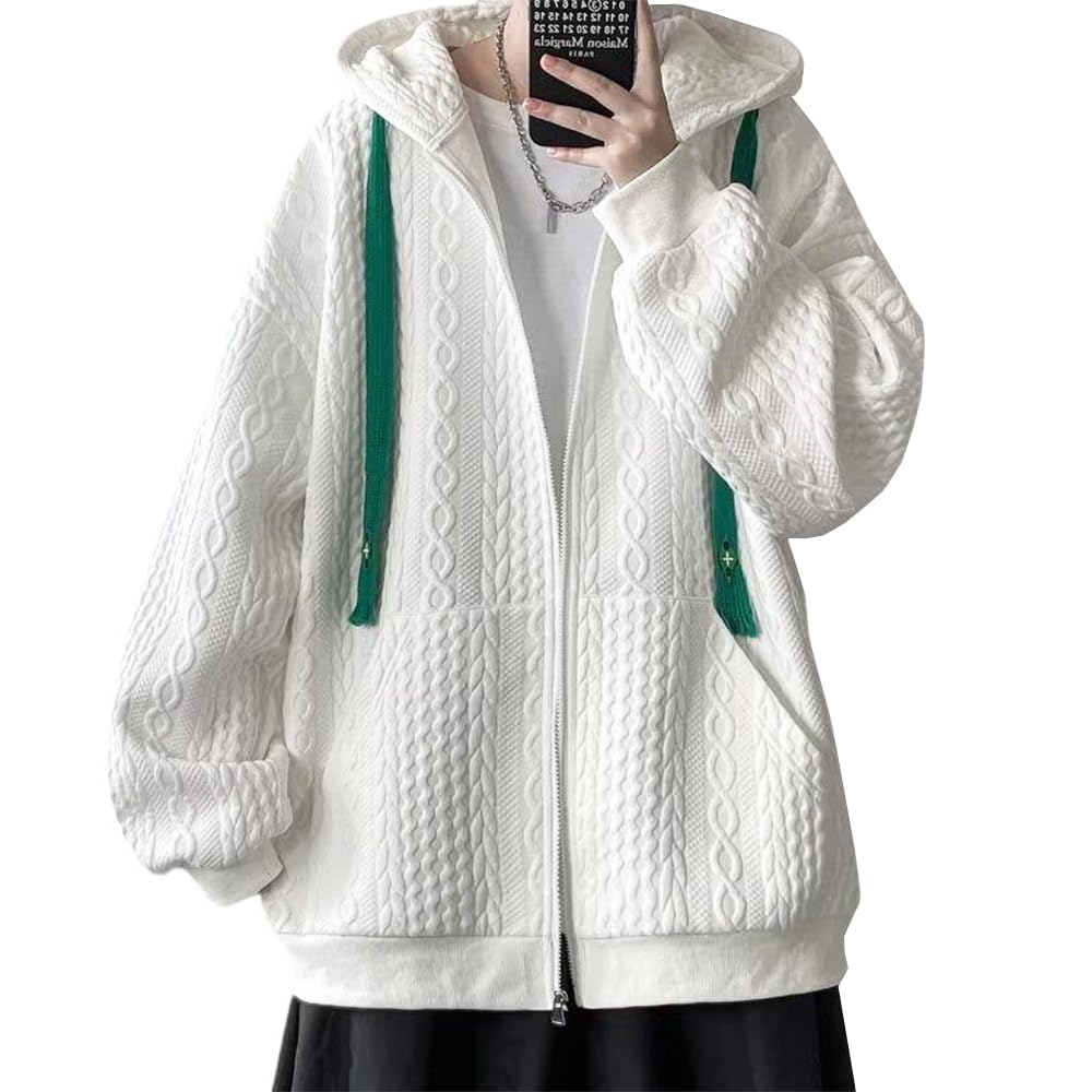 Anzn ジップパーカー