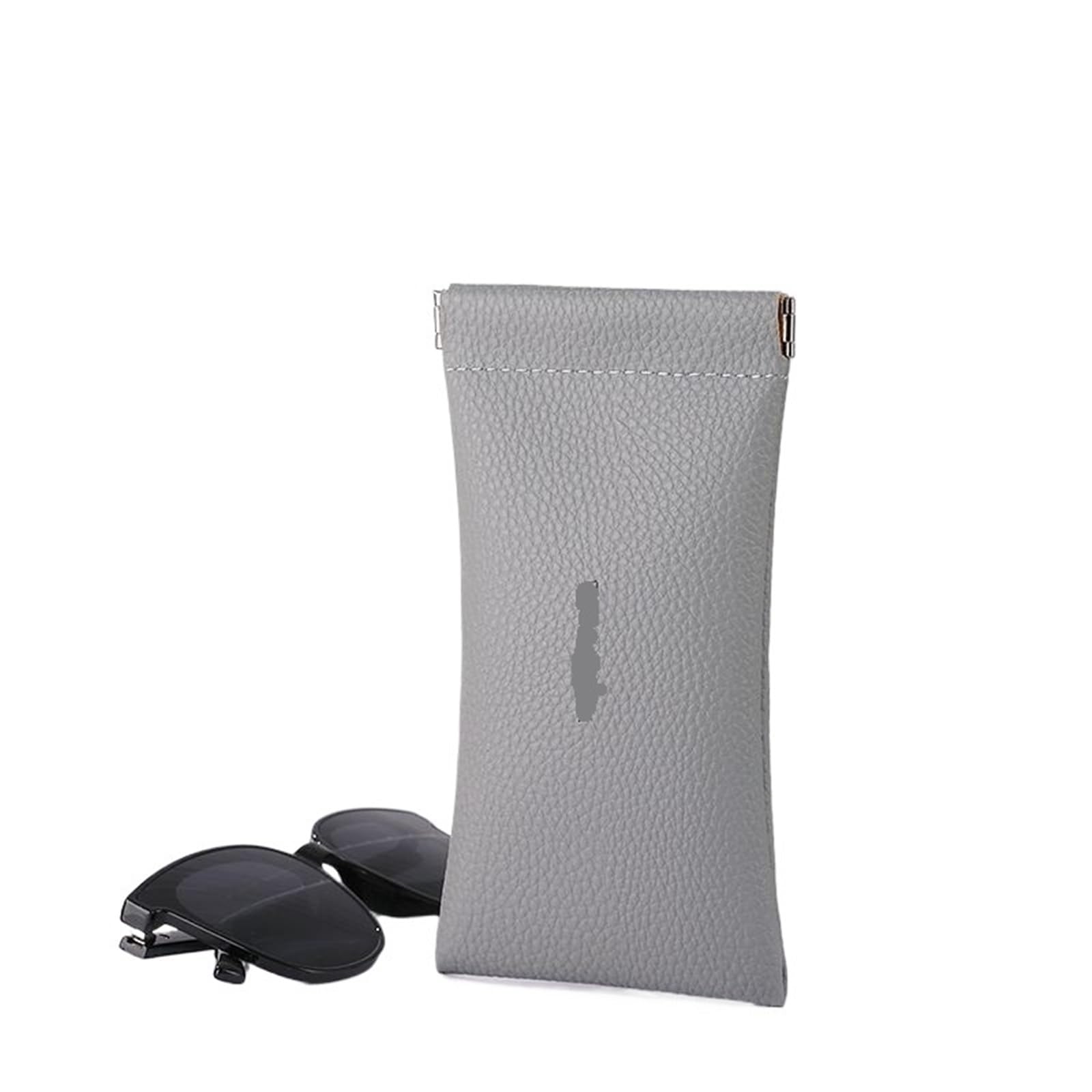 brillenetui Brillenetui For Damen Aufbewahrungstasche Aus PU-Leder Mit Automatischem Verschluss Weiches Organizer For Datenkabel