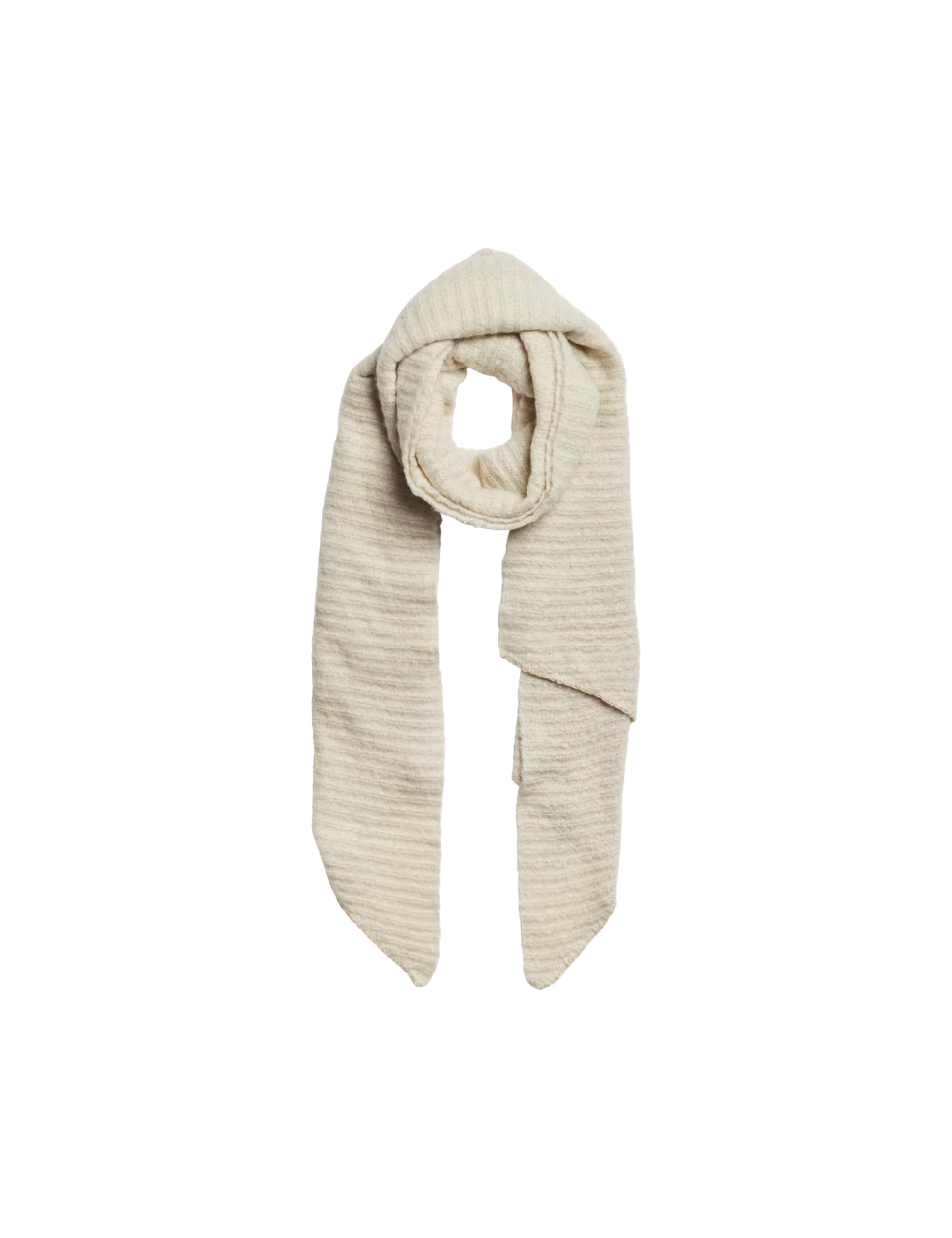 PIECES Pcpyron Structured Lurex Scarf Noos Cp, Moonbeam/detail: silver lurex, One Size
