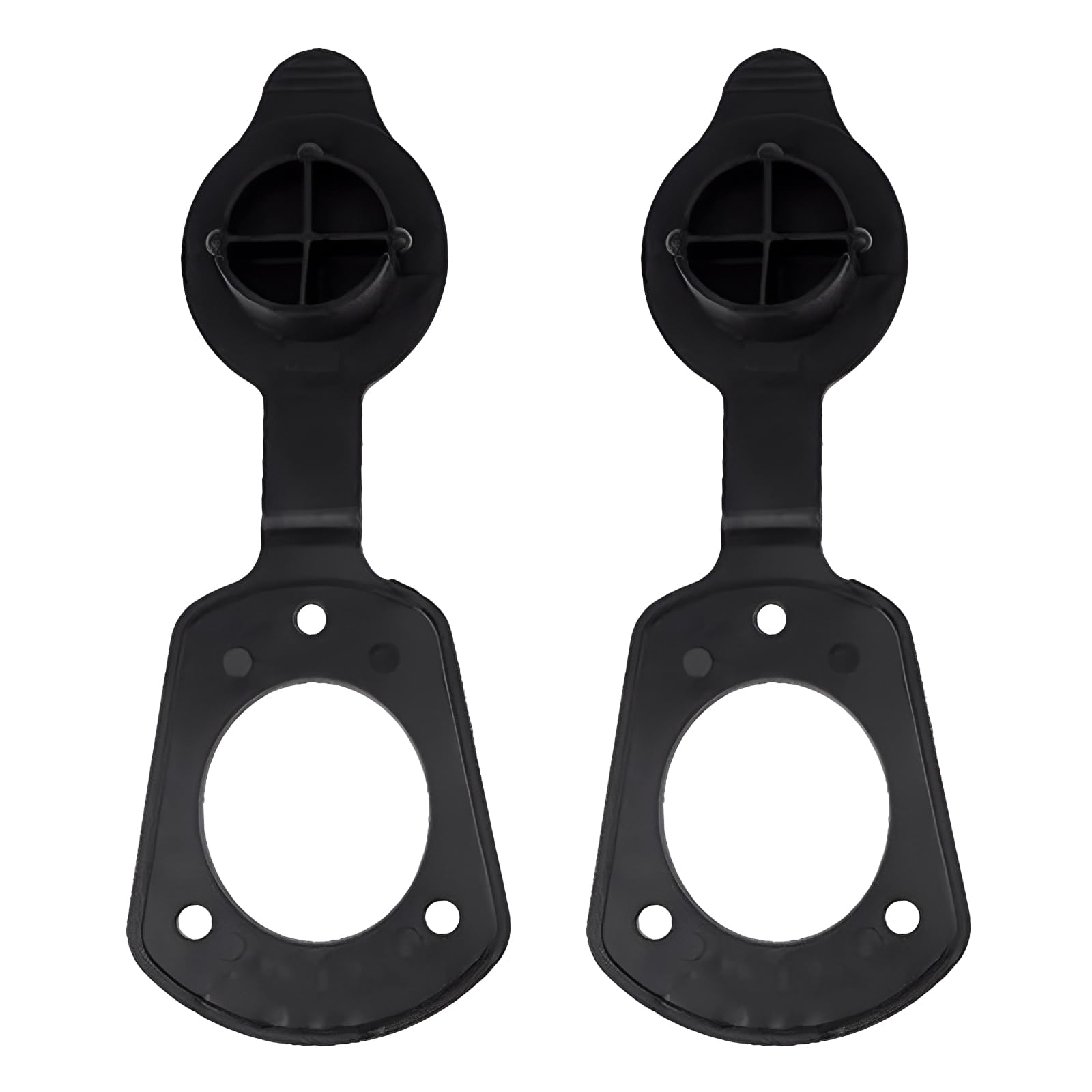 2pcs PVC Flush-Mount Replacement Caps Flush Mount Accessory Fishing Rod Holder Caps Boat Fishing Rod Holder Cap for Kayak and Boat