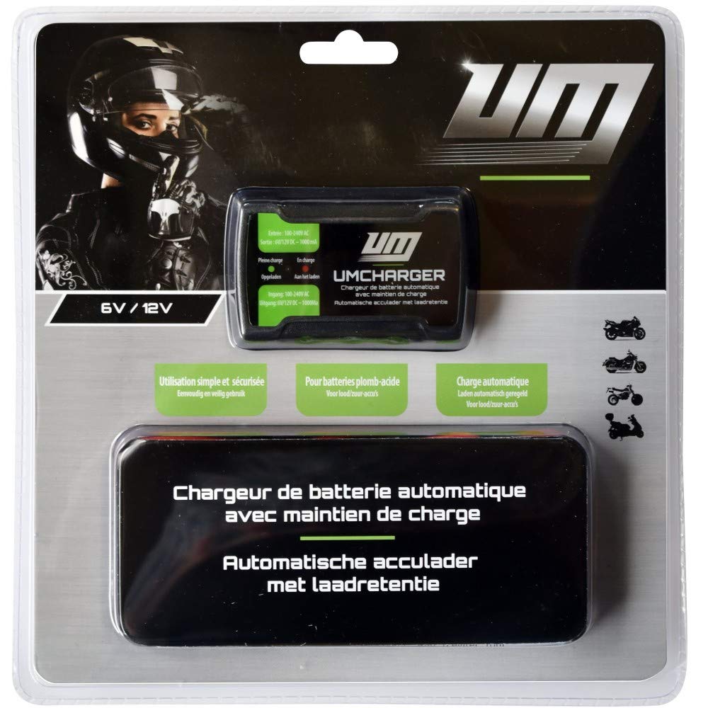 UM Chargeur de Batterie Moto