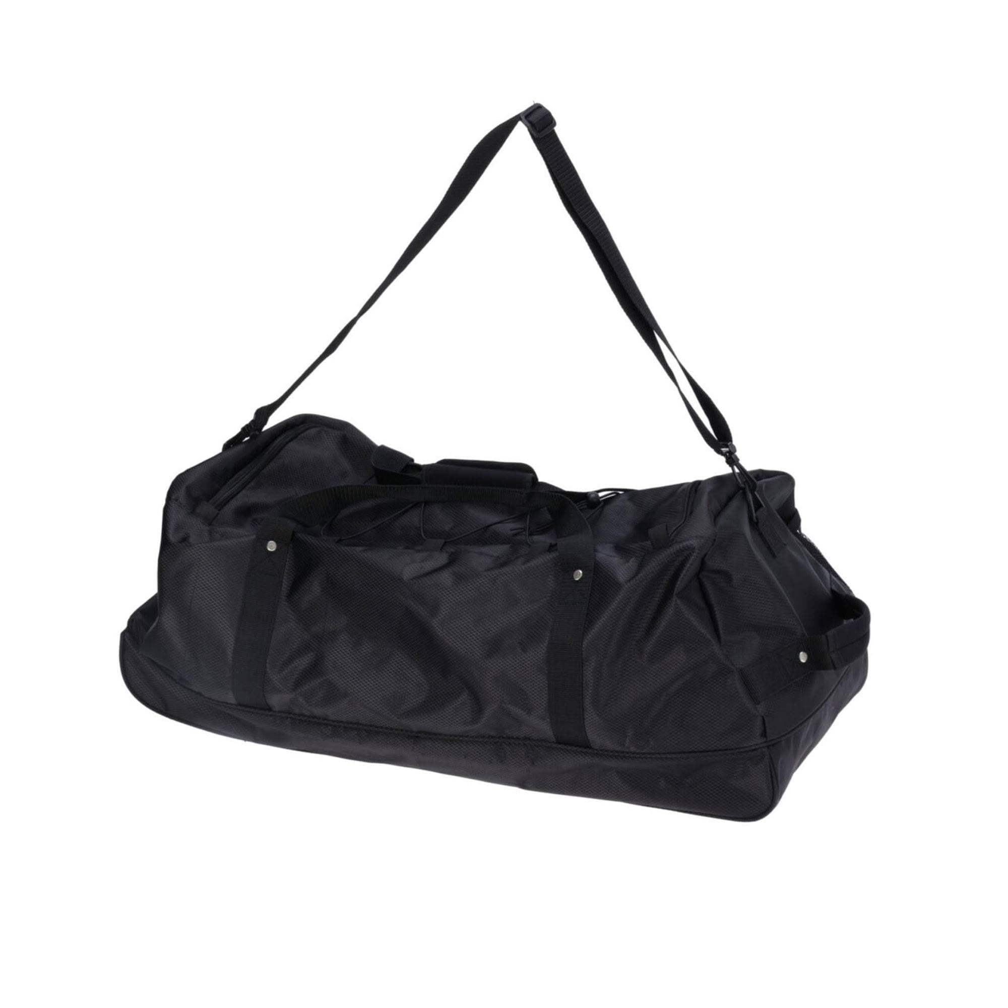 Well Home Bolsa de Viaje de 110L Negro con Ruedas y múltiples Compartimentos