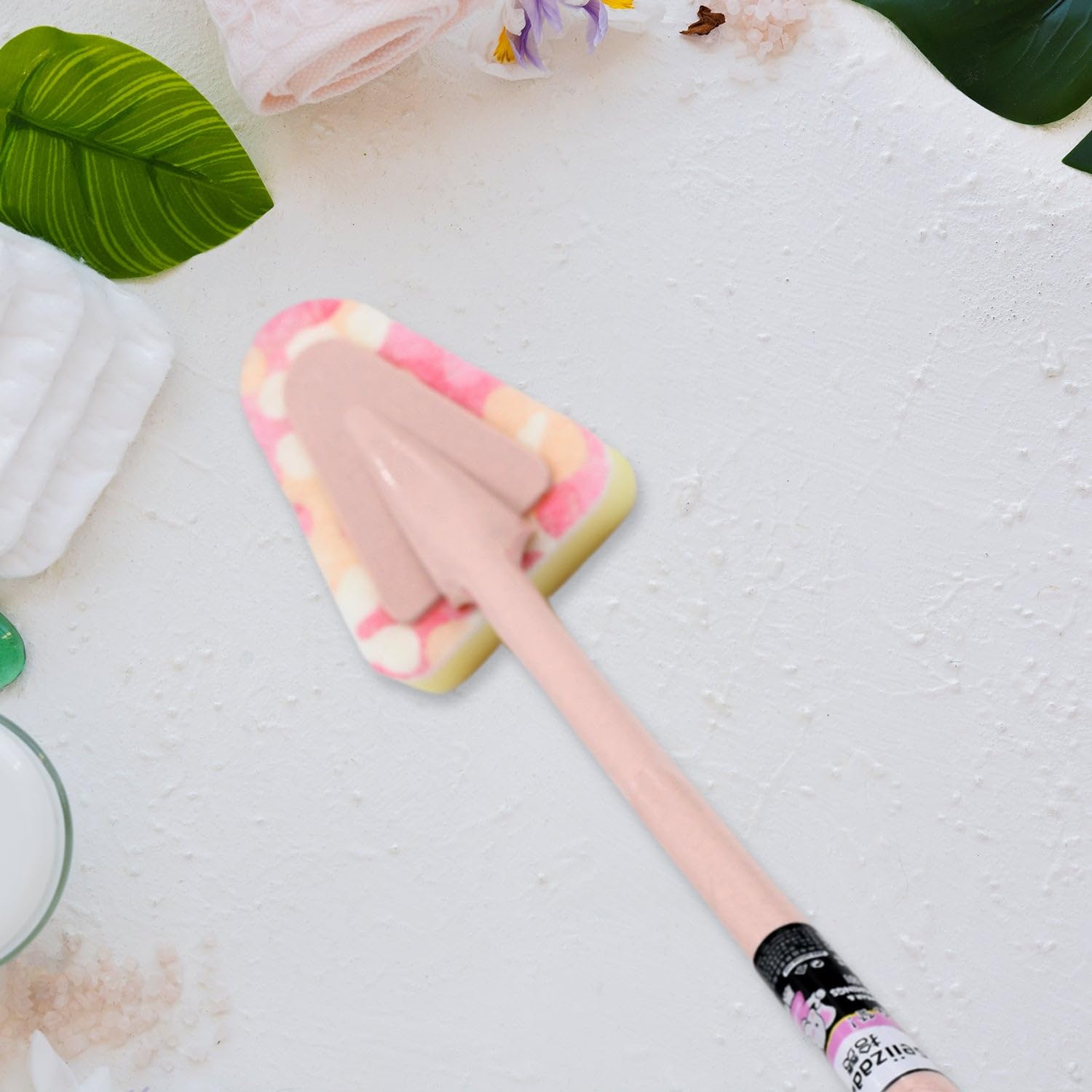 Auventura Cleaning Supplies Kitchen Handle Universal Triangular Sponge Multifunctional Bathroom Brush Long Handle Kitchen, Dining & BAR 4