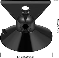 Vista 2 de Mudder 3 Pieces Light Bulb Suction Cup Removal Tool GU10 MR16 Lamp Changer Head NRS90-N20 Suction Cup Light Bulb Remover for Halogen Lamp Mini Track