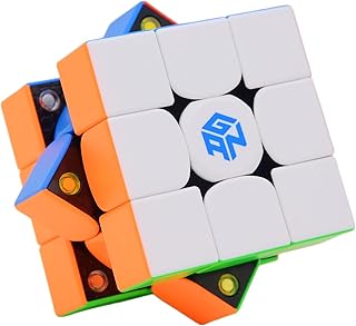 Bukefuno GAN 354 M V2 Magnetic Cube 3x3 Magic Stickerless Gans Puzzle GAN354 M V2 3x3x3 Magic Cube GAN354m V2 Speed (Stand...