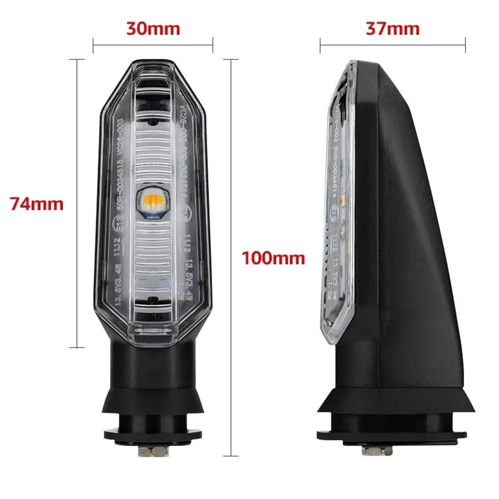 Indicatore Luce Indicatori Di Direzione A LED Per Moto Per NC700 NC750 S/X/DCT CTX700 Per CBR 600RR 650F 500R 400R Frecce Ricambi Componenti Indicatori Direzione Frecce Moto