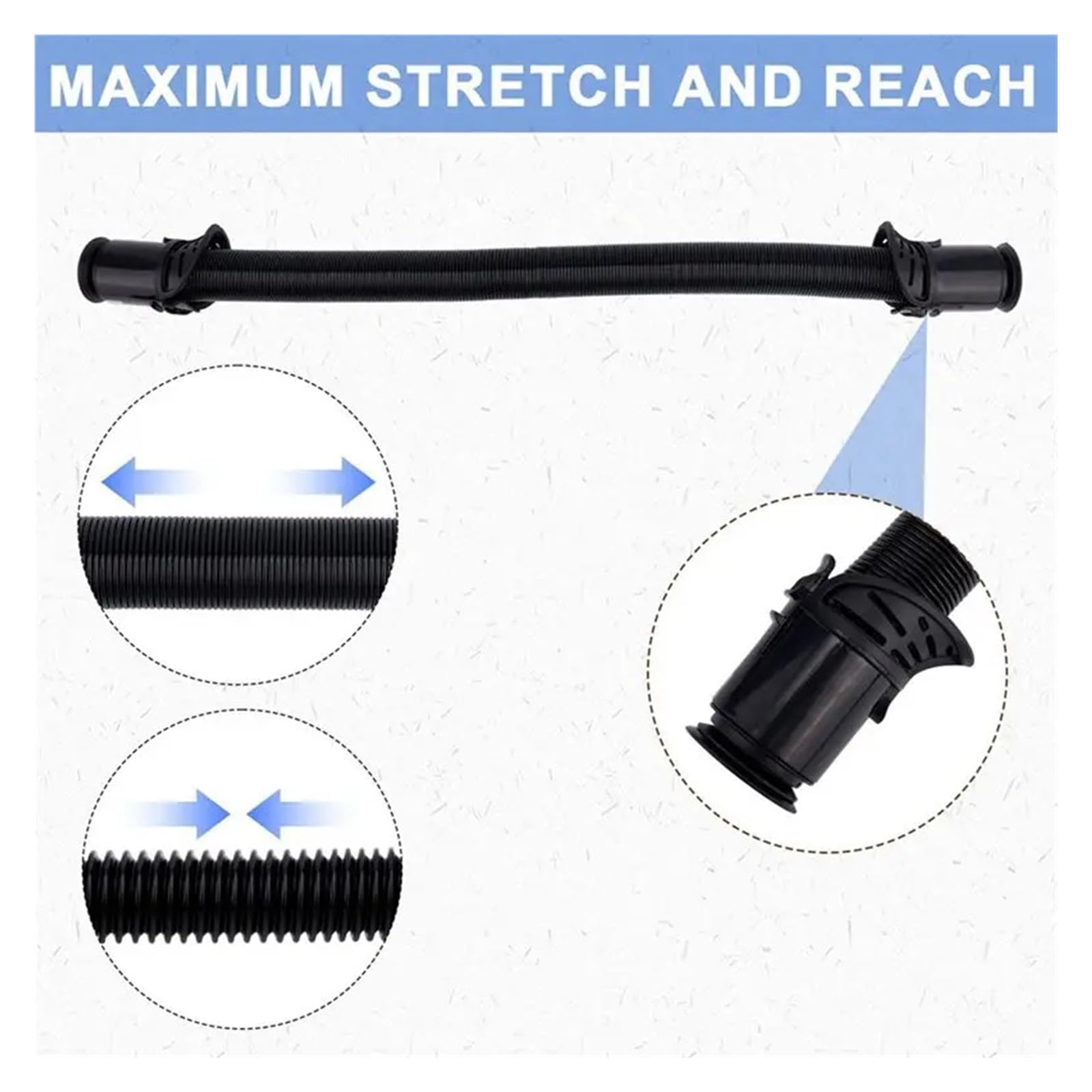 Piezas de Repuesto for aspiradora-Manguera Duradera, Compatible con Shark, Modelos LA502, LA502NP LA322, LA322NP LA300