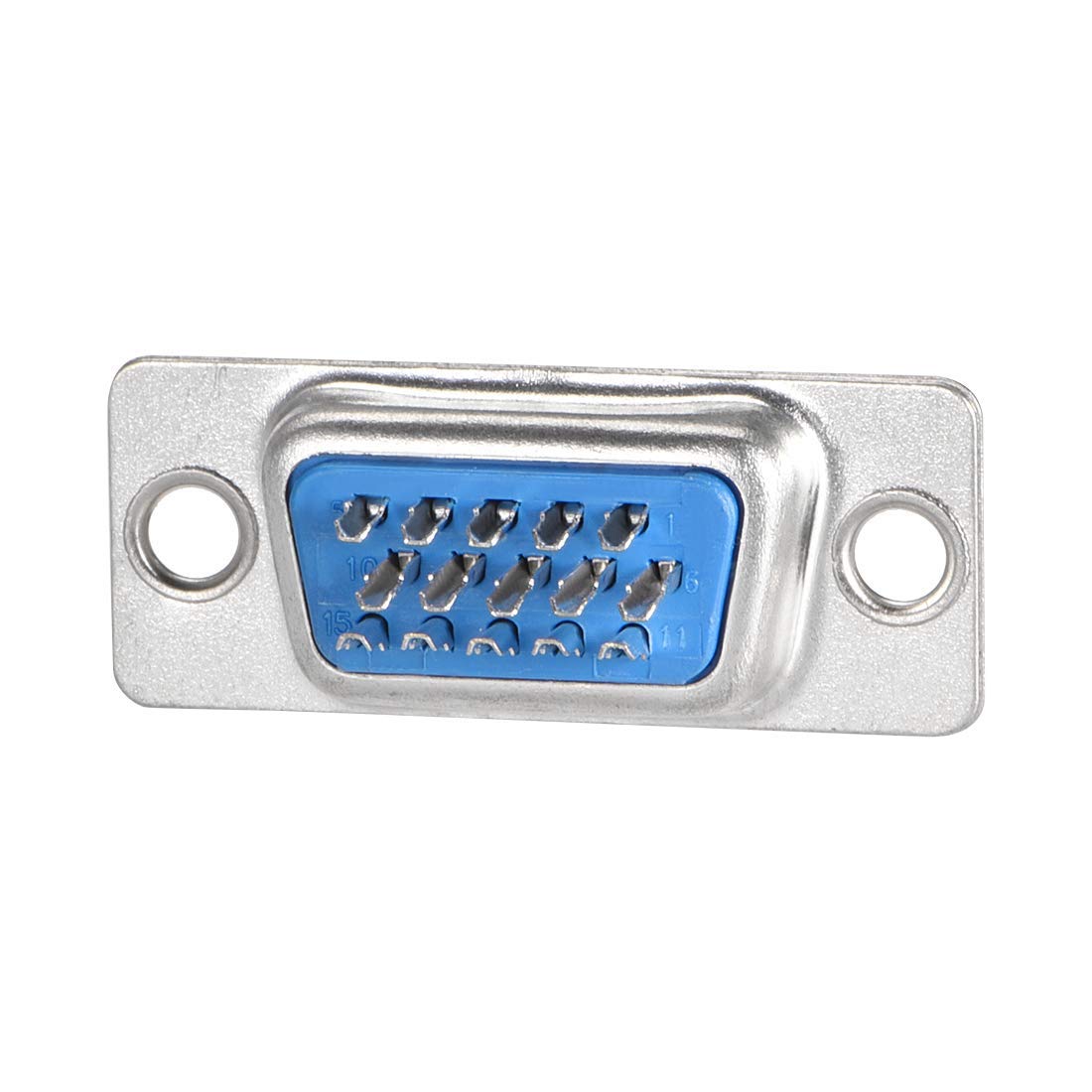 XYWHPGV D-sub Connector Male Plug 15-pin 3-Row Port Terminal