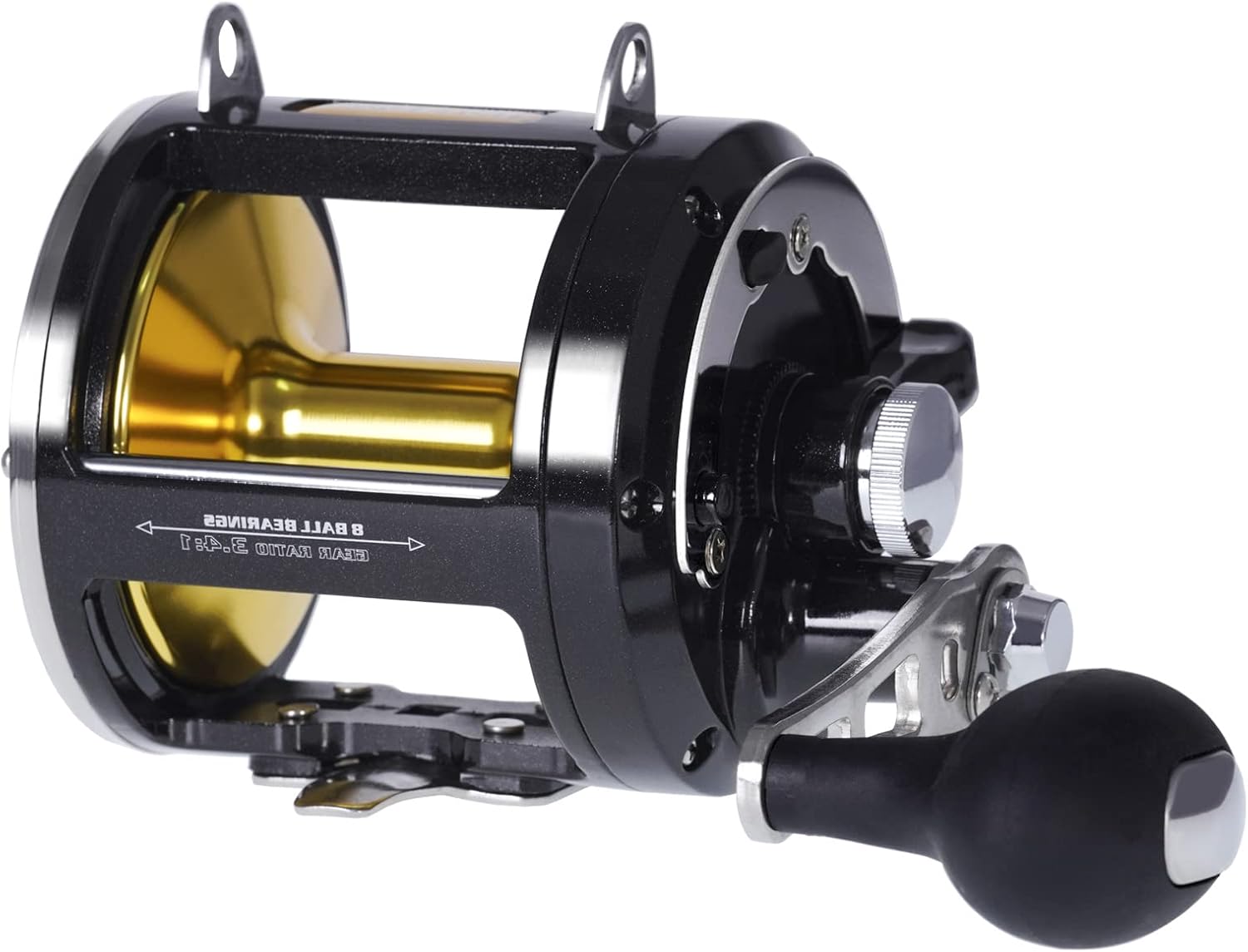 SAMOLLA Saltwater Fishing Reels, Big Trolling Reel 3.41