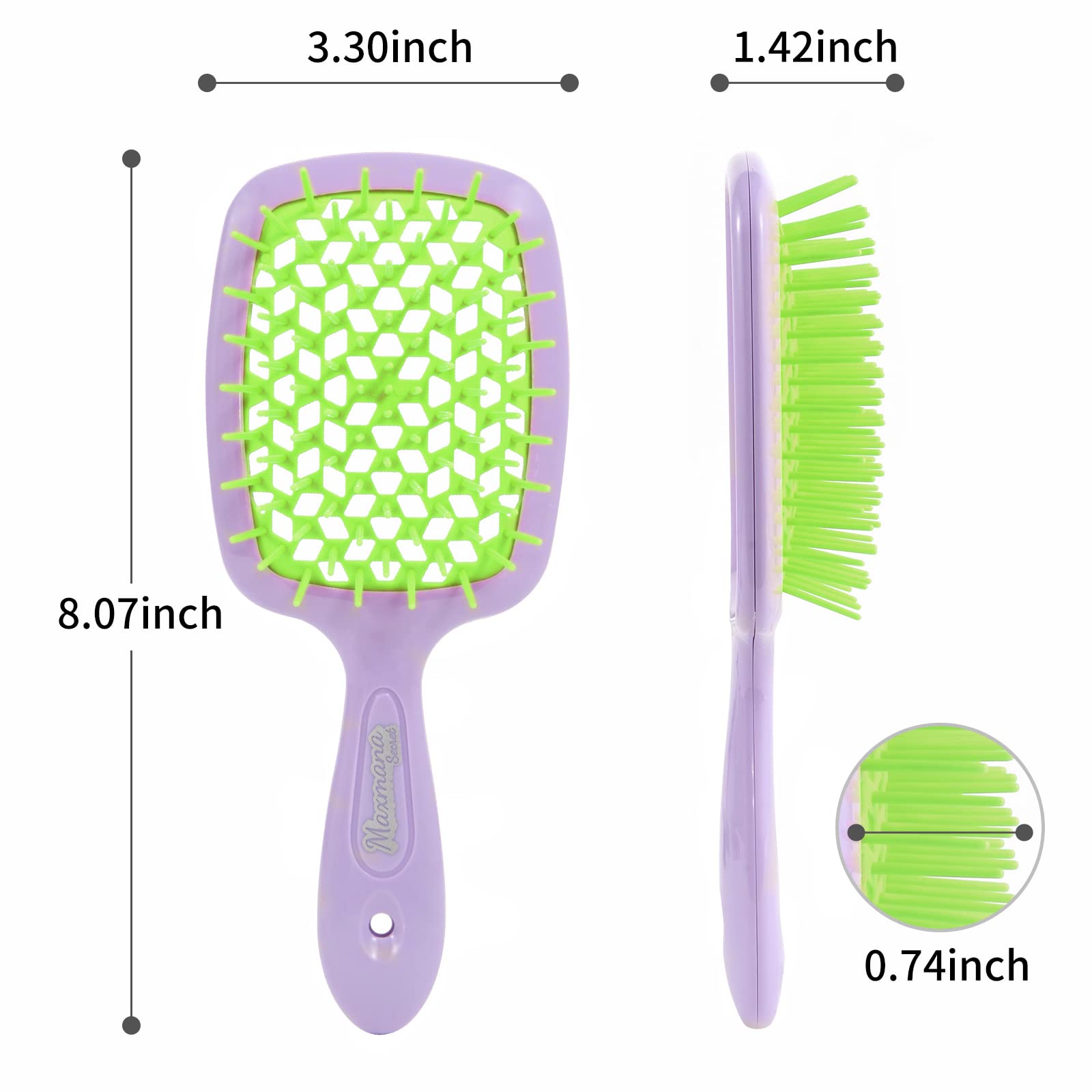 Maxmana Secret Detangler Hair brush,Detangling Brush - Image 2
