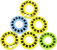 Vista 4 de ArtCreativity Visor 3D para niños con 6 carretes, visor de carrete con 42 imágenes HD - Dinosaurios, animales, espacio y más - Juguete visor