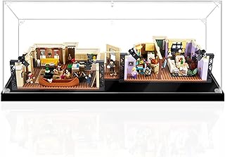 Acrylic Display Case Compatible with Lego 10292 Friends The Apartments Building Set,Display Box Dustproof Protection Showcase - Model Not Included