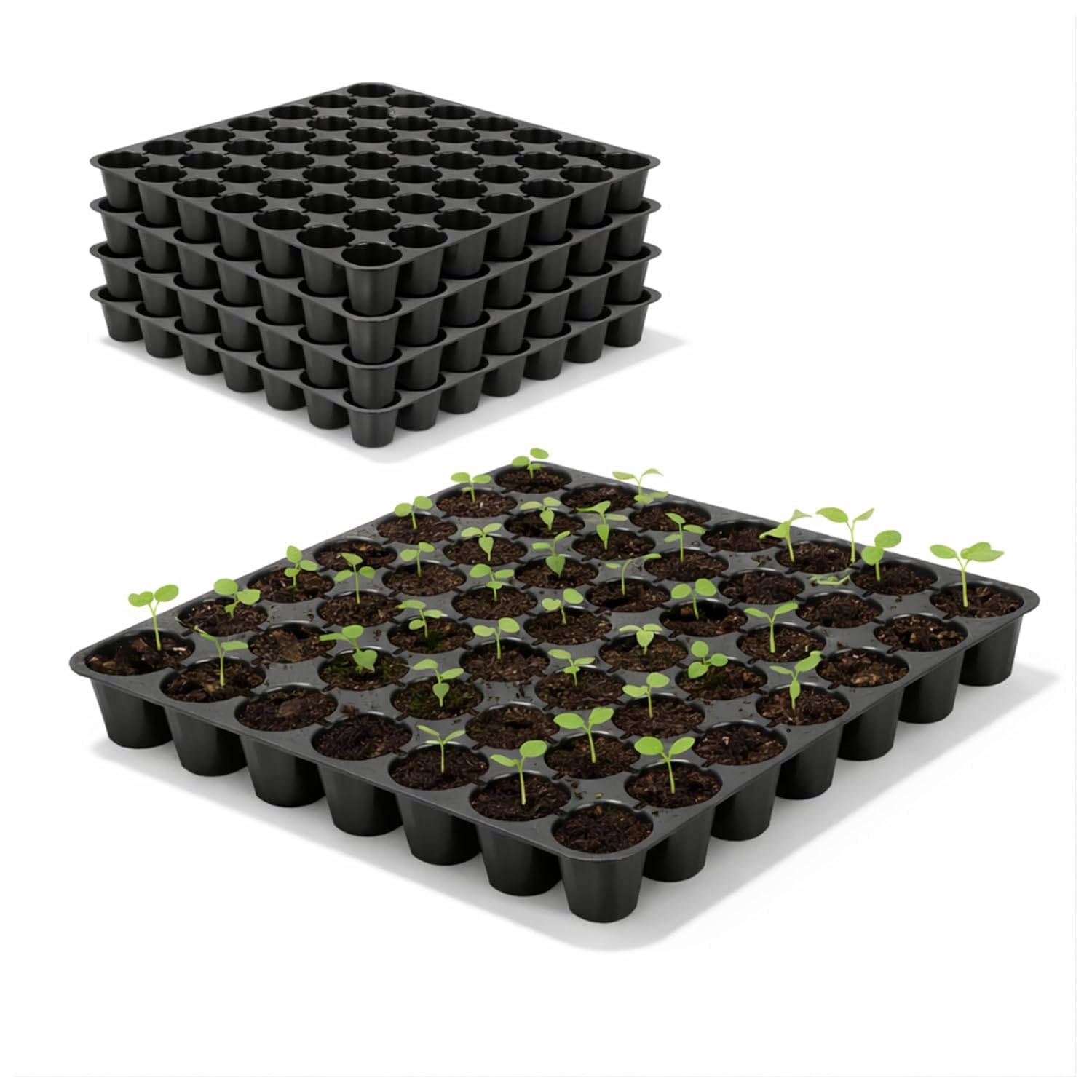 Plastic Seed Starter Tray - 48 Cells -13 Plastic Seed Starter Tray - 48 Cells -13