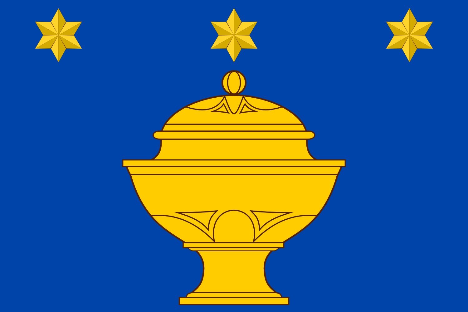 Drapeau Large Nepolisy en tissu résistant pour mât extérieur et décoration