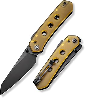 Vision FG Pocket Knife for EDC, Superlock Folding Knife with 3.54" Reverse Tanto Nitro-V Blade Ultem Handle, Ideal Gift for Men Women C22036-6