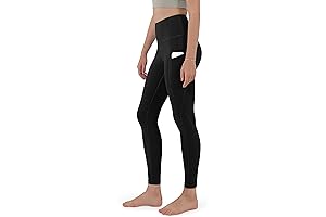 ODODOS 7/8 Women's Yoga Leggings with Tummy Control and Pockets