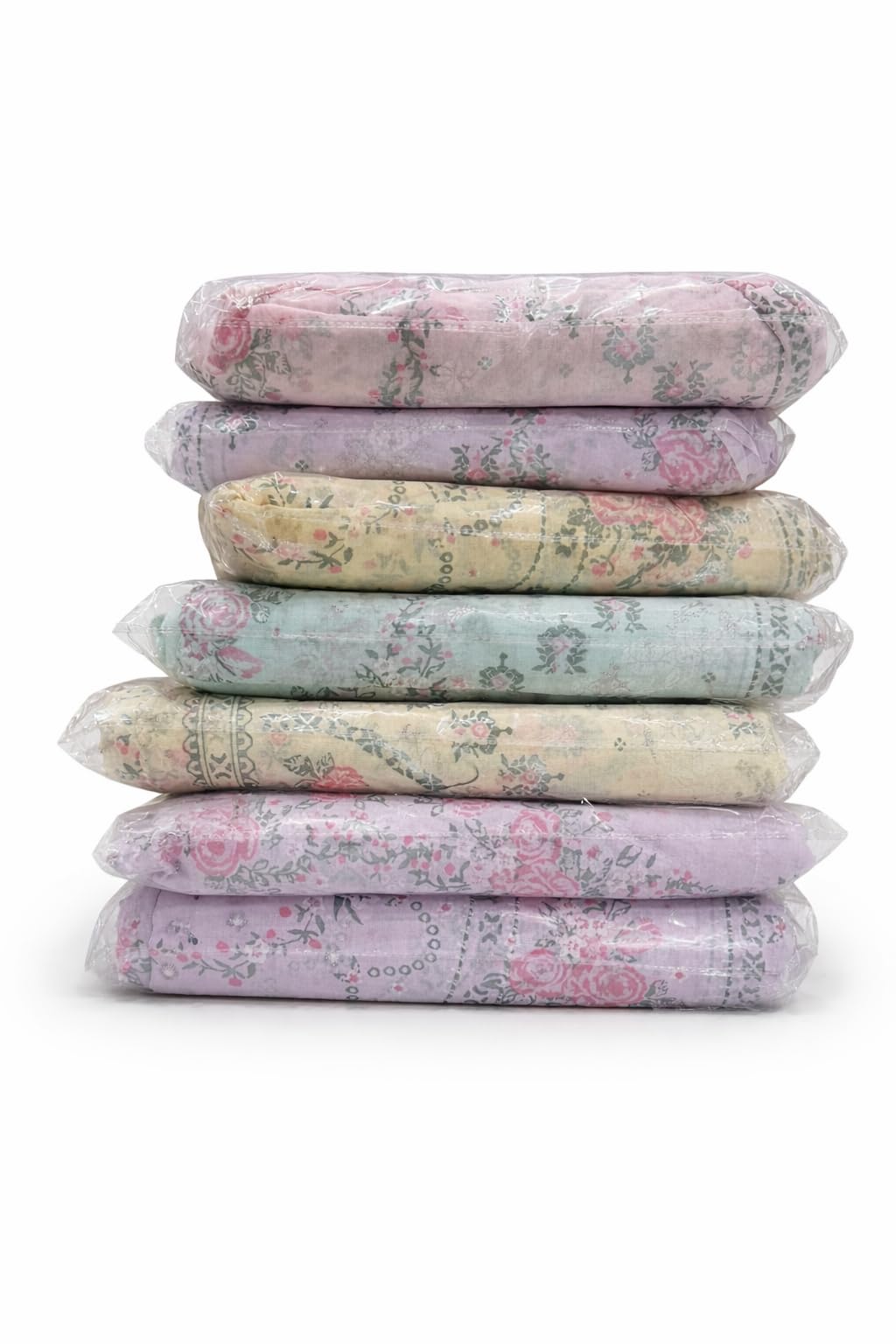 Lakhnavi Print Dupatta Combo, Light Weight, 2.5 Meter, Floral, Summer Special, Pack of 3-picture-27