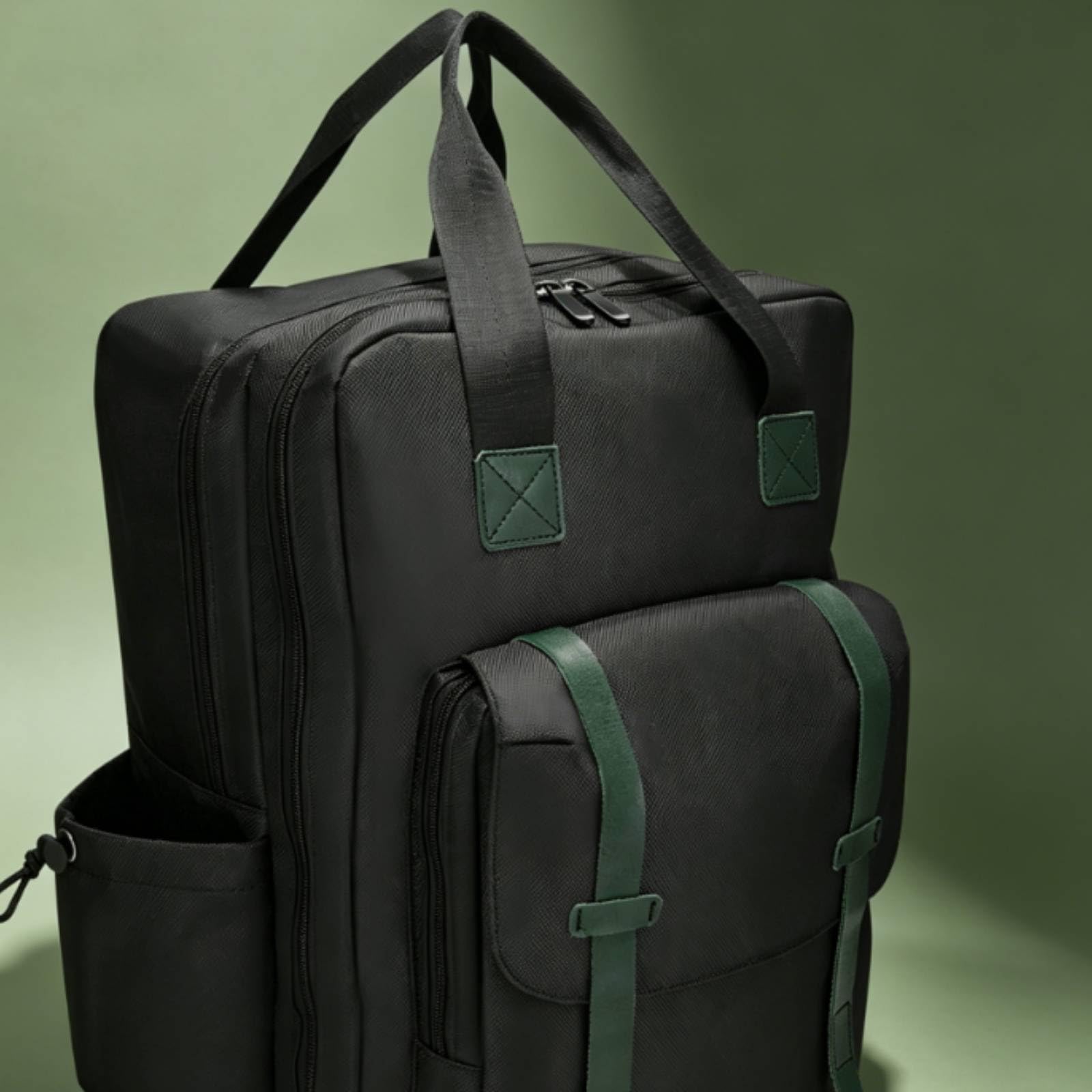 Barber-Rucksack mit Seitentaschen strukturiert Friseurtasche mit Fächern reisetauglich Friseurrucksack für Friseure