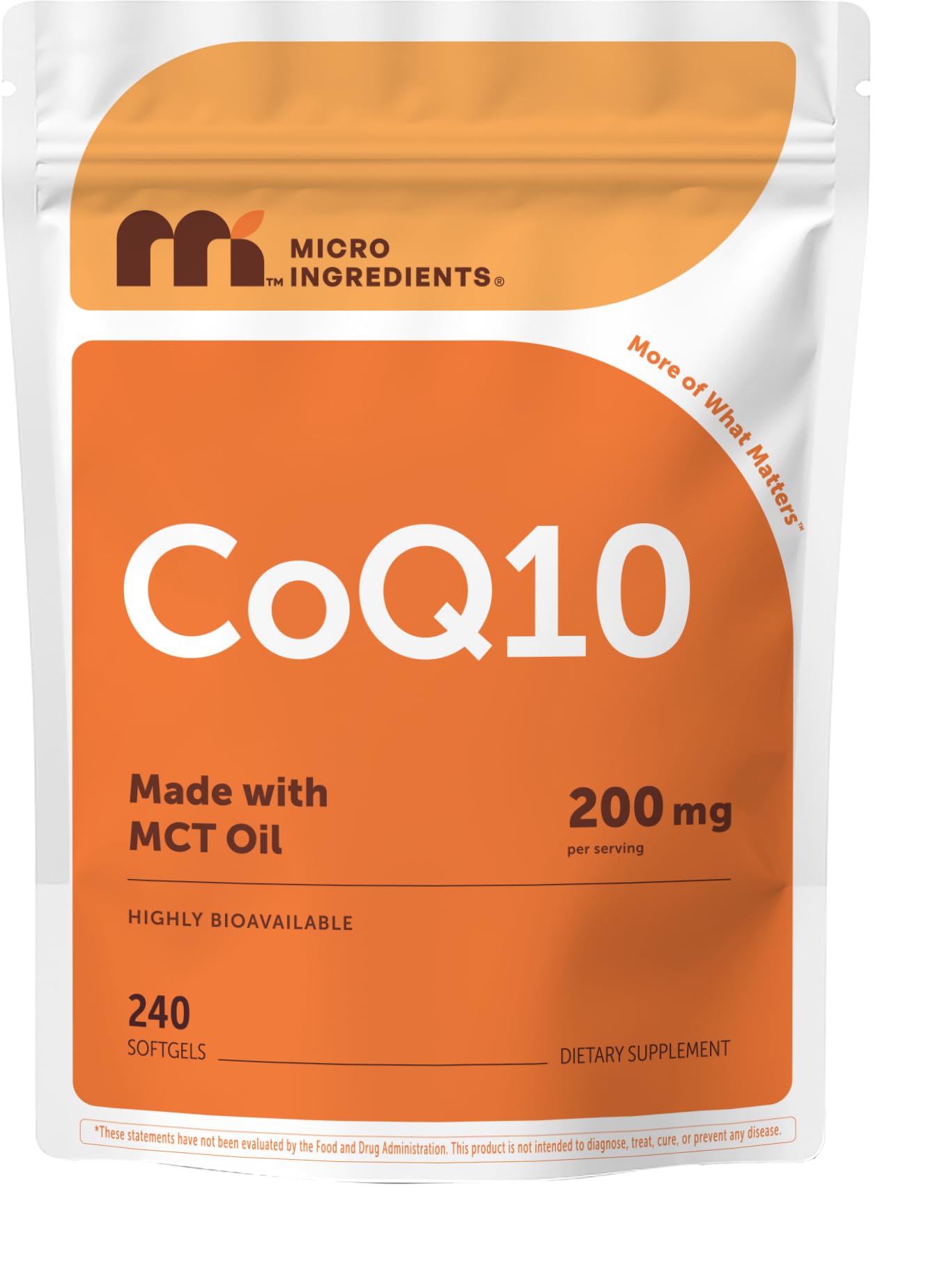Micro Ingredients CoQ10 200mg