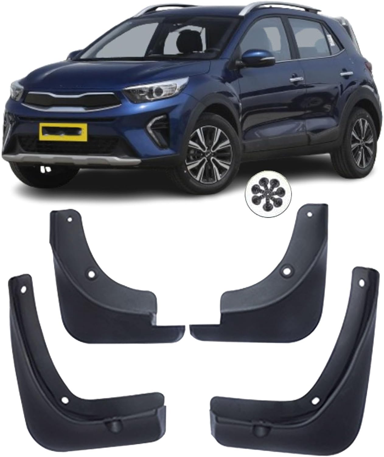 for Kia Sportage KX1 20219 2020 2021 2022 2023 2024 Accessories Car Mud Guards Flaps Splash Compatible, Auto Parts Front Rear Mudguard Fender 4pcs/Set