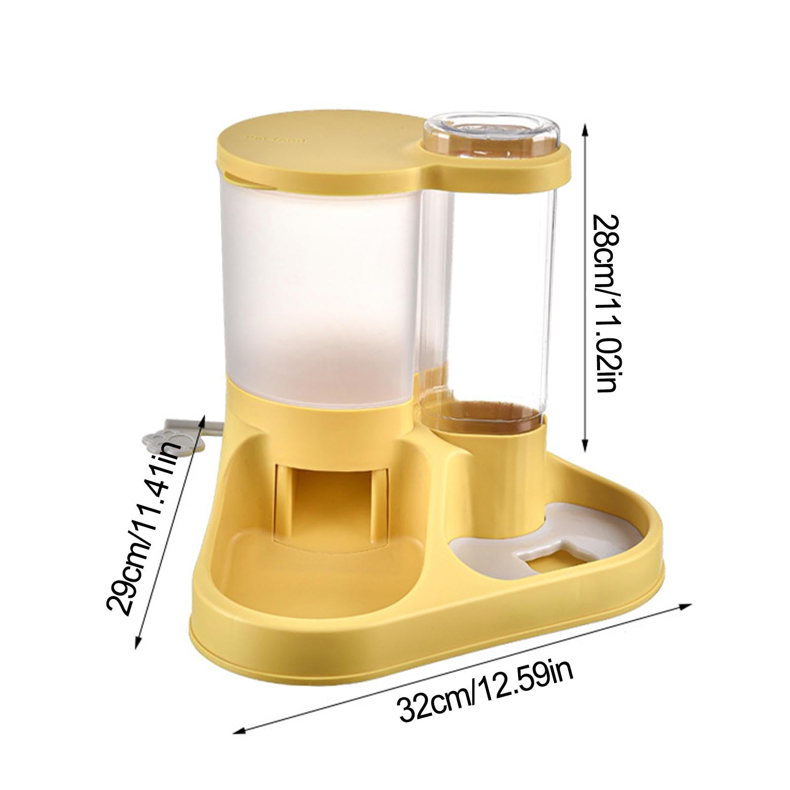 Ciotola Doppia Per Cani E Gatti | Distributore Cibo E Acqua | Materiale PP - Foto 11