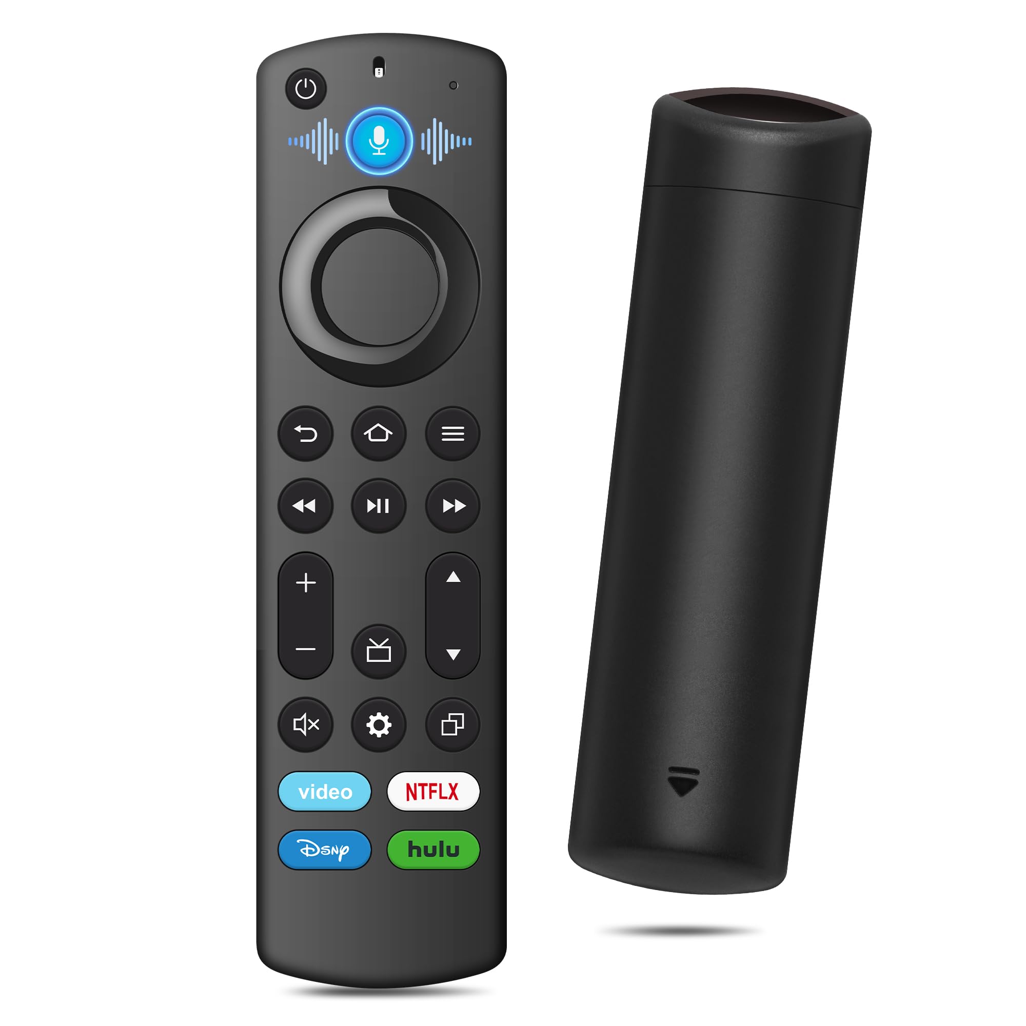 Remote Control Replacement Compatible with Fire Smart TV Stick, for FireStick Remote(2nd Gen/3rd Gen/Lite/4K Max,TVS Cube(1st gen/2nd Gen/3rd Gen,Smart TV 3rd Gen with Voice Controller — view 10