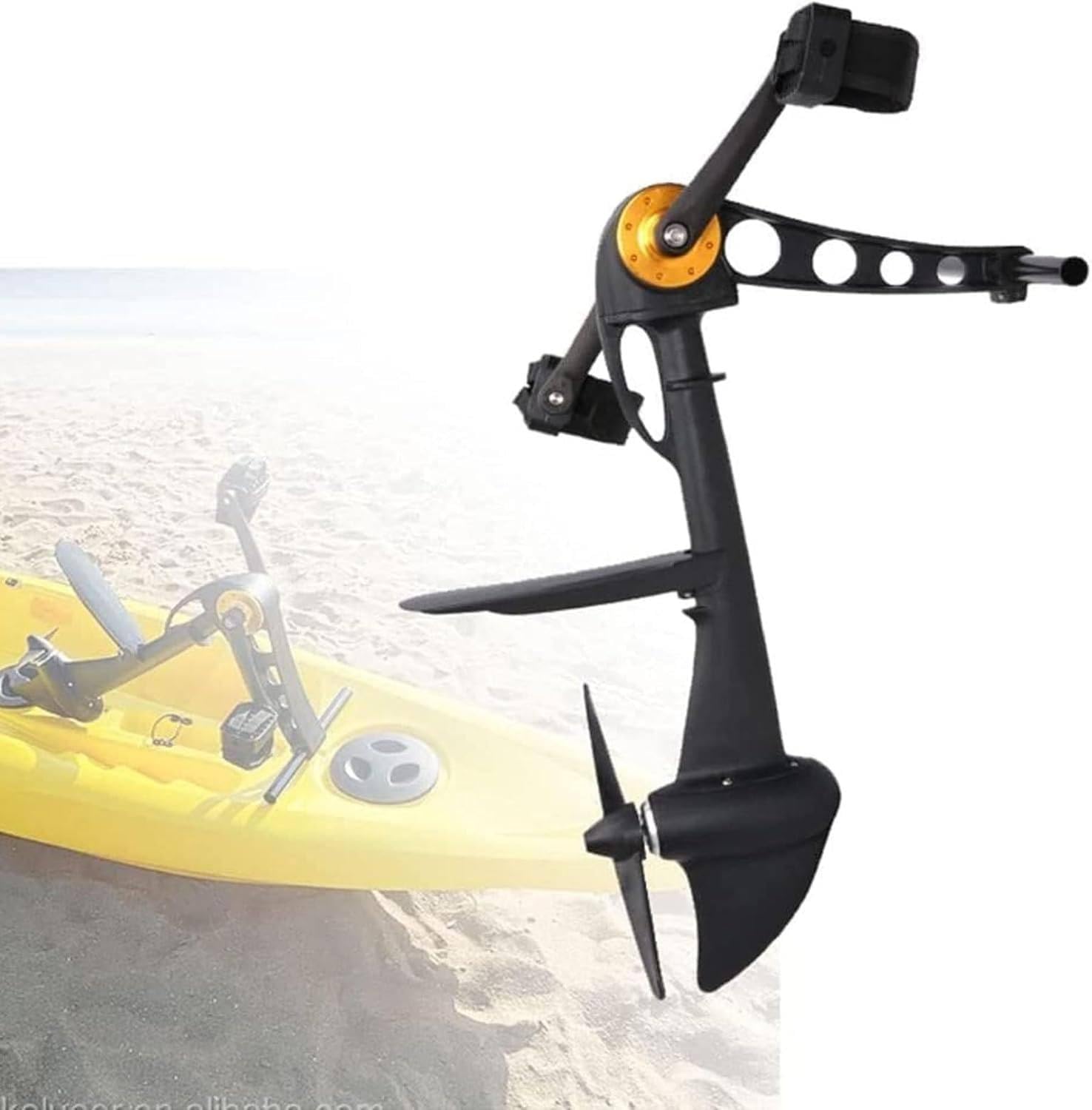 MANYOUYOU All-in-One Foot Pedal Propulsion System with Underwater Clips, Load Capacity of 200 Kg, 5–8 Km/H, Complete Kayak Pedal Drive Kit, Kayak Pedal Drive Kit Universal, For Most Kayaks