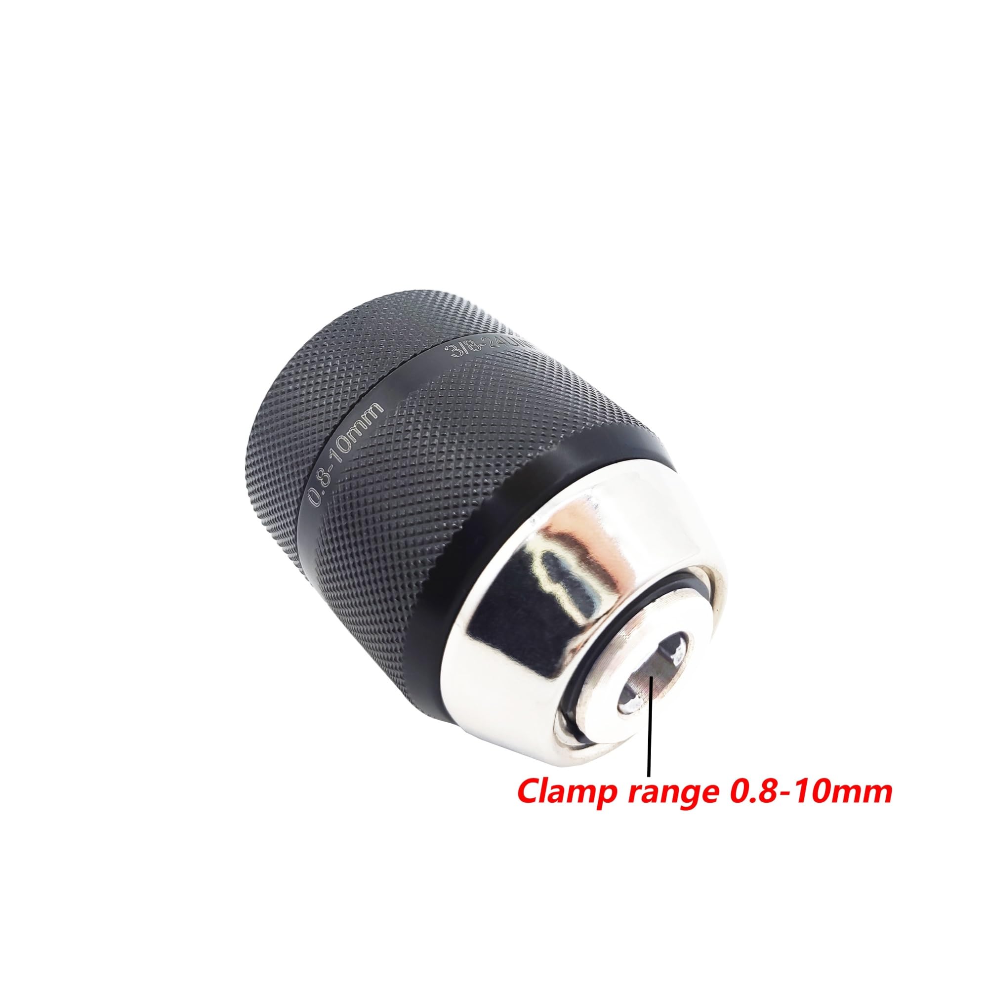 Adapter uchwytu wiertarskiego bez klucza 3/8-24UNF 10mm z chwytem sześciokątnym/SDS/adapterem klucza do wkrętarki udarowej (Color : Chuck and SDS shank)