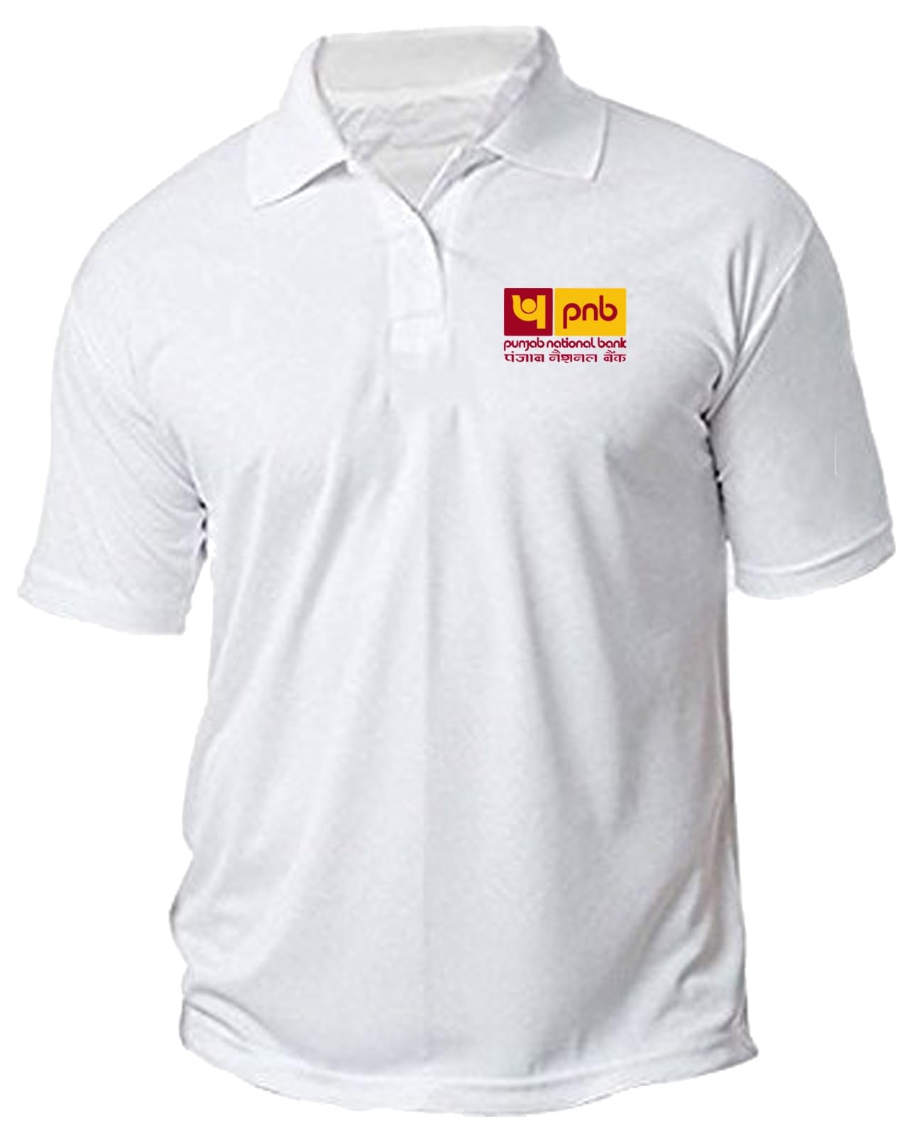 american apple PNB Bank Logo Printed Polo/Collar Half Sleeve T-Shirt for PNB Bank Staff Employee Promotion T Shirt for Men and Women-picture-16