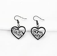 Vista 3 de SKZ - Pendientes para niños y fanáticos, mercancía Stay Stray Kids