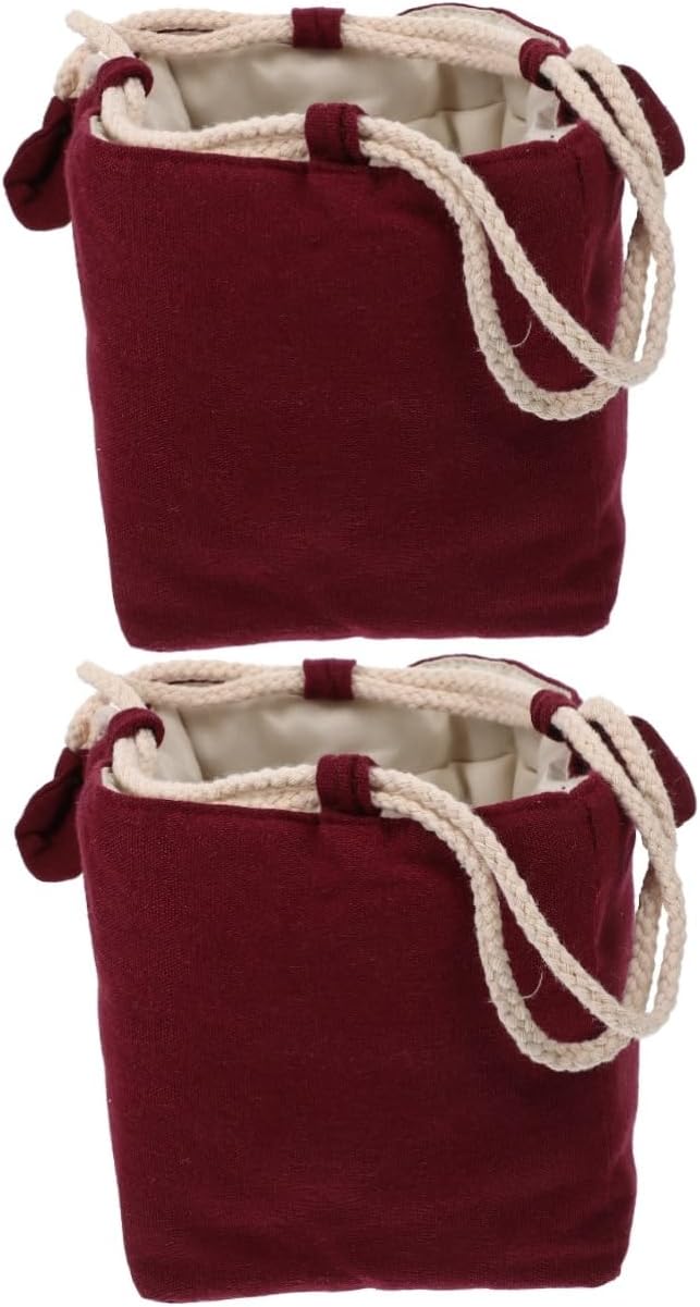 SECFOU 2pcs Travel Teacup Pouch Multi-function Storage Bag for Teaware Easy Drawstring Design Compact and Lightweight Tea Pot Carrying Container for Travel and Outdoor Use