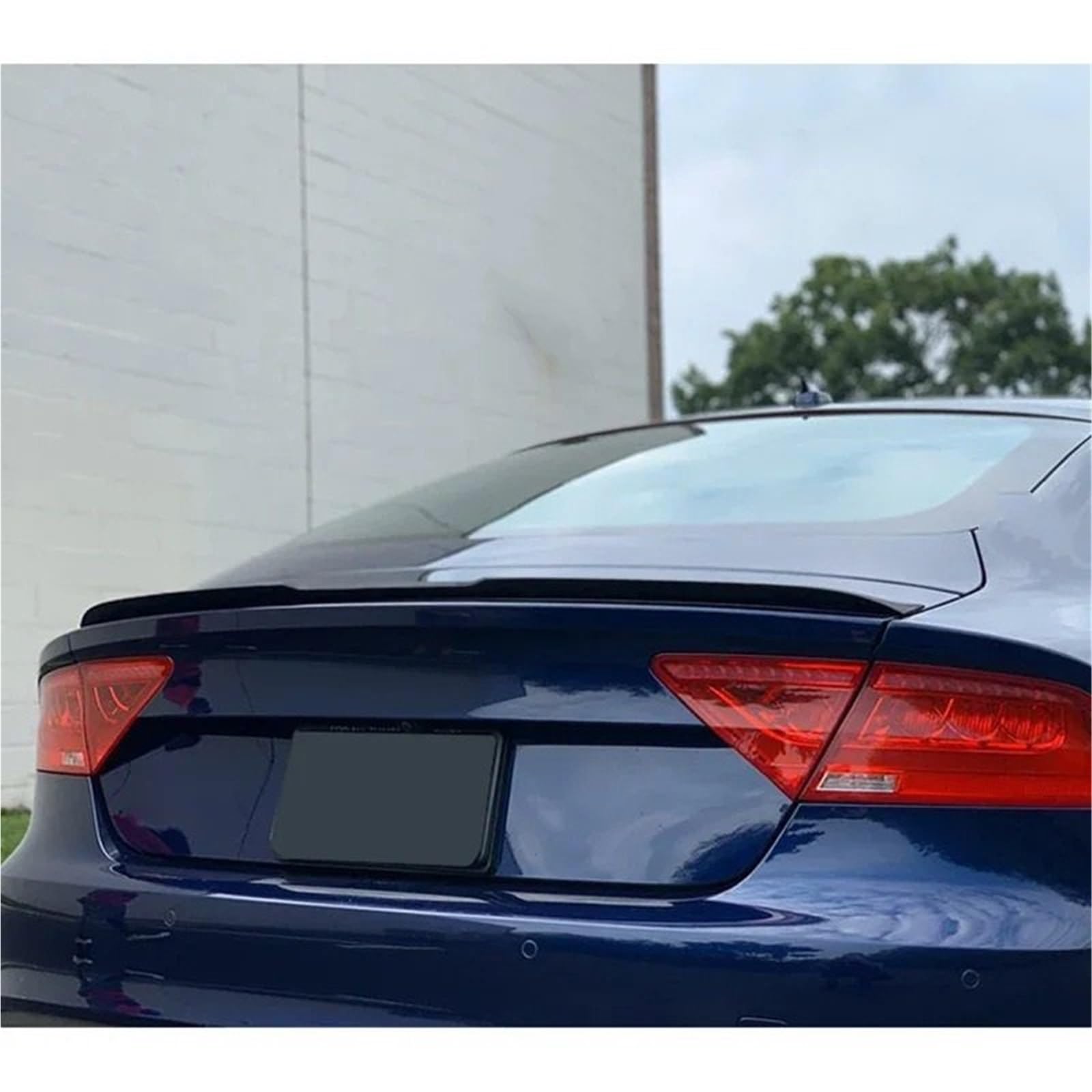 Spojlery tylne Do Audi A7 S7 RS7 2015-2018 Spojler samochodowy | V Style Tylna Owiewka Samochodu Spoiler Body Kit Cover
