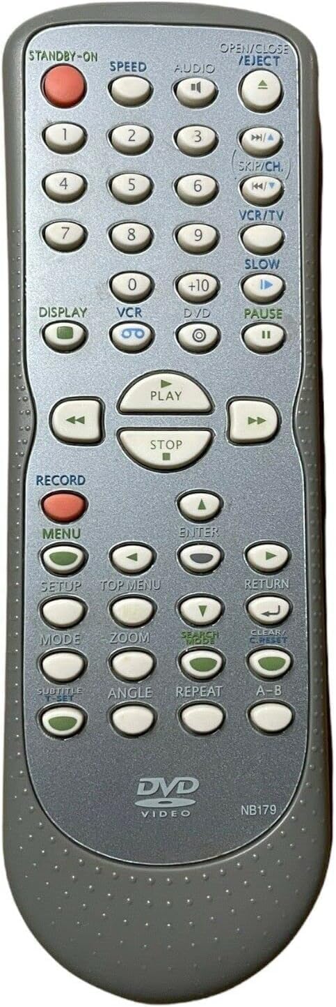 പിൻഭാഗം view of the Magnavox MWD2206 DVD/VCR Combination Player showing various audio/video input and output ports.