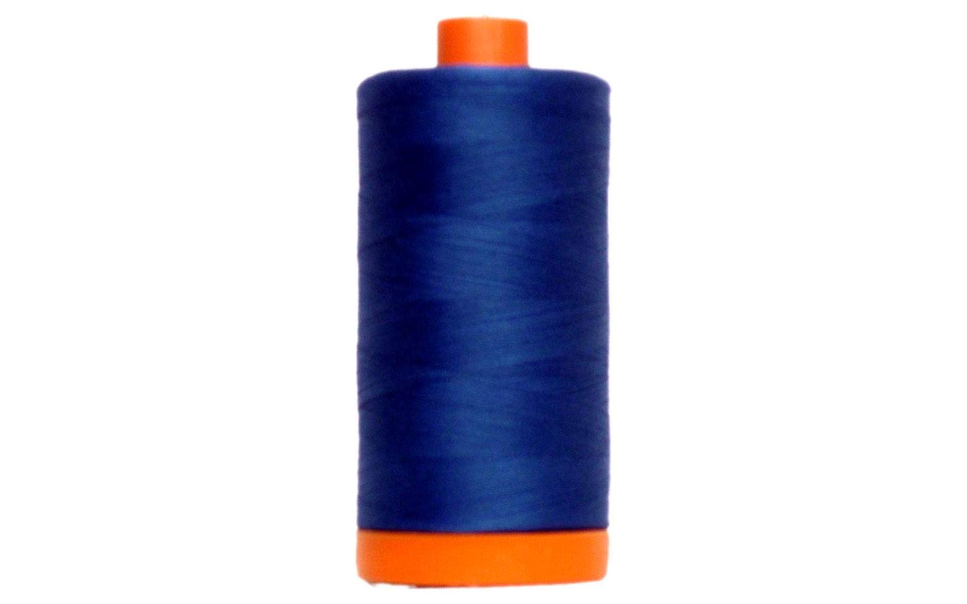 Aurifil Blue Mako Cotton Thread Solid 50Wt 1422Yds Medium