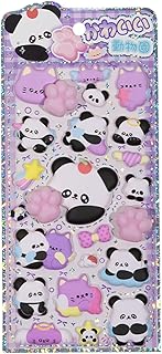 かわいい立体シール 柔らかくてかわいいお尻スクイーズステッカー 3D小さな動物 パンダソフトかわいいバブル ステッカー デカール スクラップブッキング用品 ラップトップ デコレーション 携帯電話 日記 ノート スクラップブック 筆箱 タブレット カップ 水筒 プランナー ジャーナル ラップトップ用