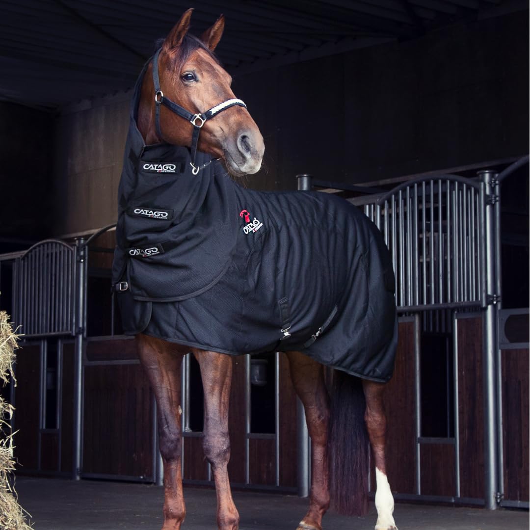 CATAGO Koc dla konia FIR-Tech Healing - Navy - 155 cm
