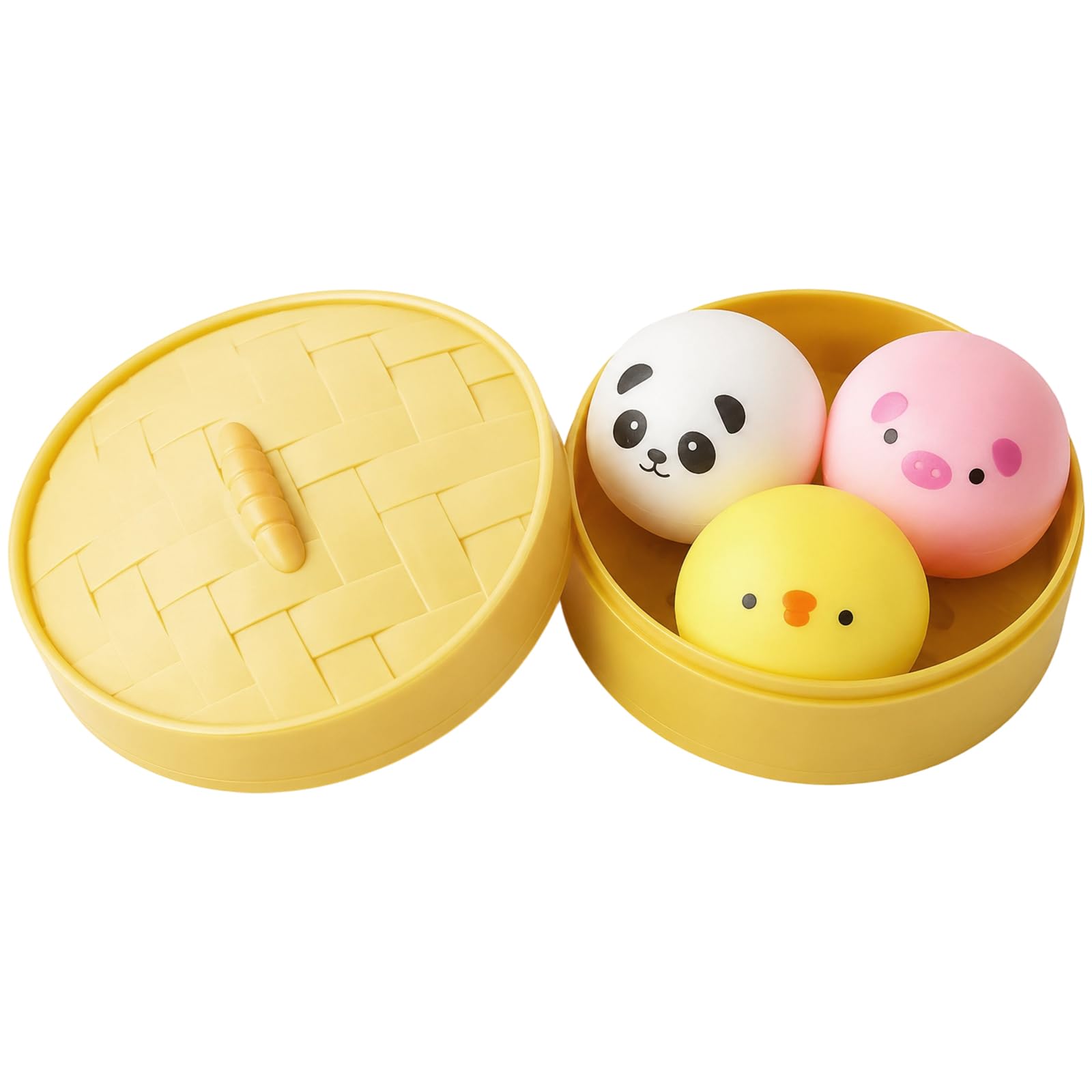Glitter Dumpling Squishy, Mystery Dumplings Squishy Set, Squishy Fidget for Anxiety Stress Relief, Cute Squishies Dumplings Stress Balls for