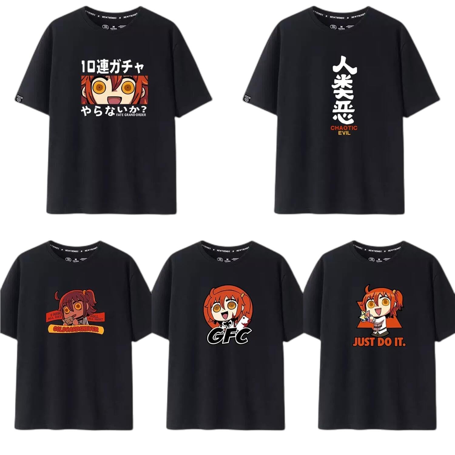 Amazon.co.jp: SHAOYAO Fate/Grand Order FGO Tシャツ 半袖 綿 藤丸立