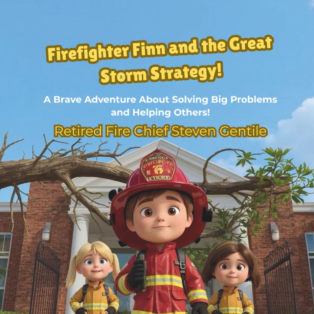 Firefighter Finn and the Great Storm Strategy!: A Brave Adventure About Solving Big Problems and Helping Others! (Firefighter Finn: Fun & Adventures Stories)