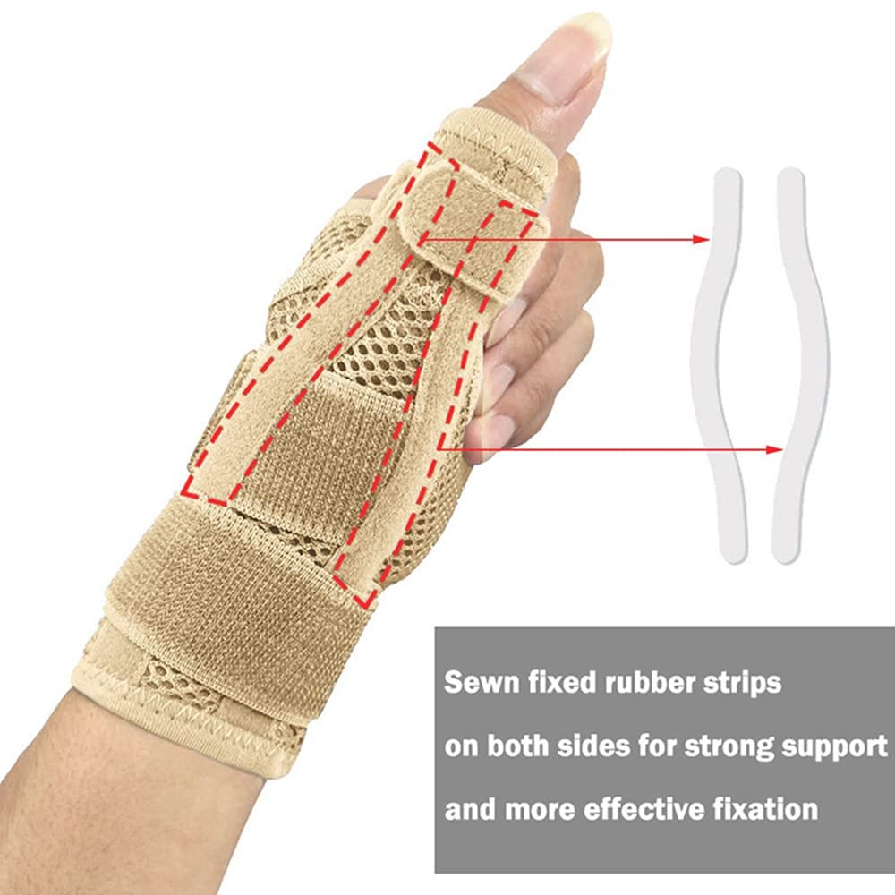 1Par De Férula Flexible para Muñeca Soporte para Pulgar para Tendinitis Artritis Protector Transpirable para Pulgar